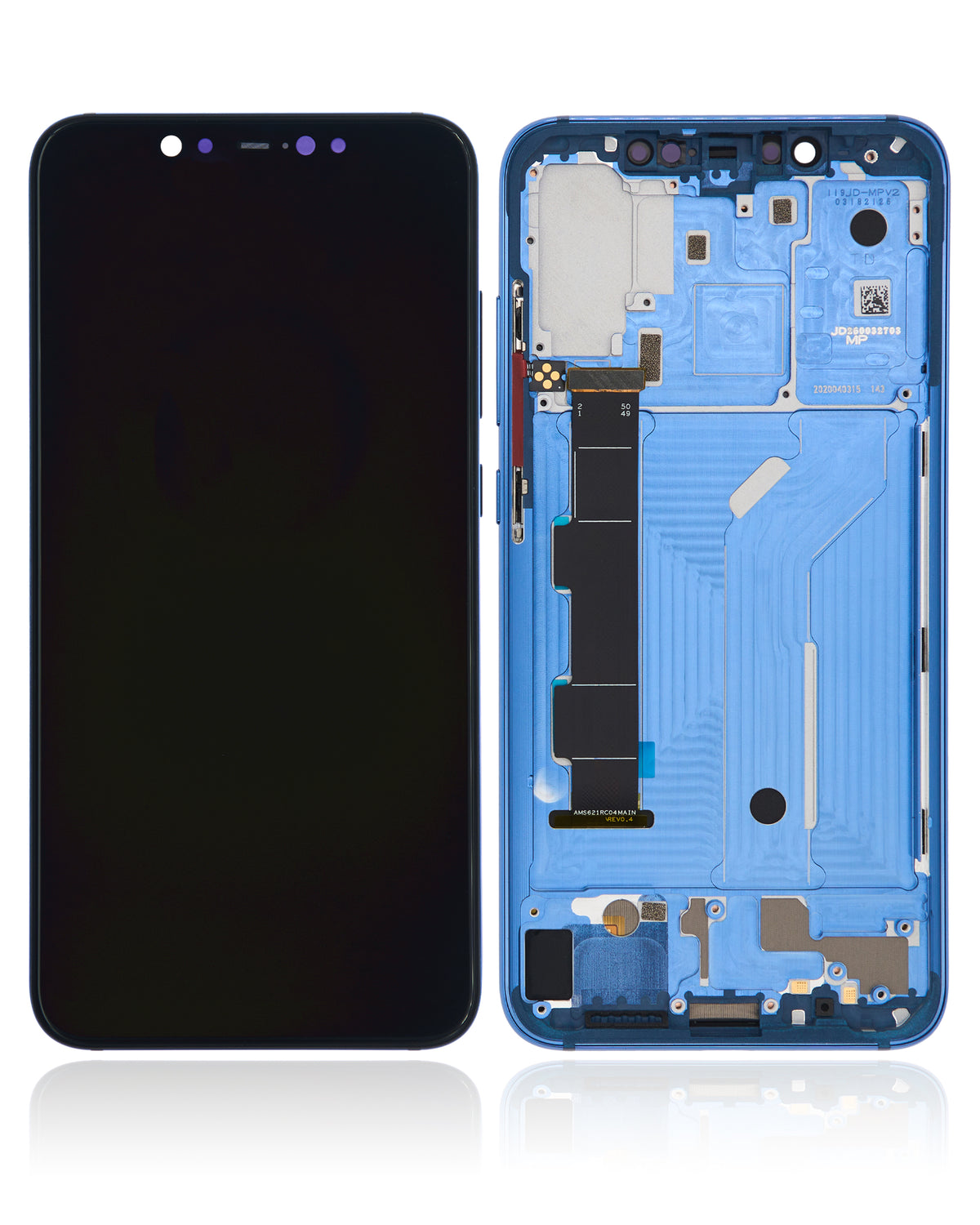OLED Assembly With Frame For Xiaomi Mi 8 (Refurbished) (Blue) - device repair spare component image SKU 107082068803 - image 6