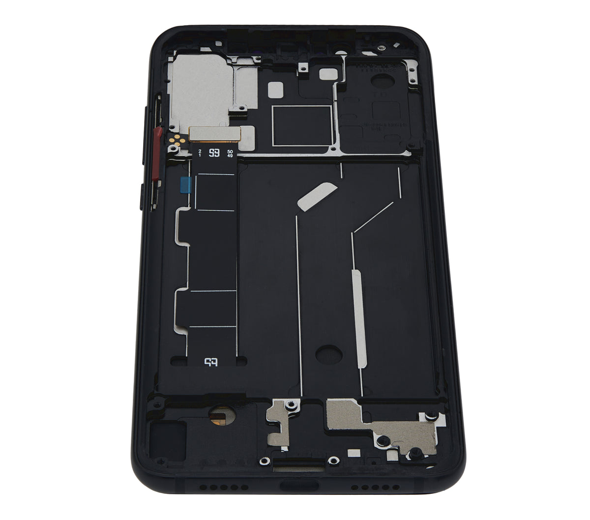 OLED Assembly With Frame For Xiaomi Mi 8 (Aftermarket Plus) (Black) - compatible device spare part image SKU 107082068805 - image 3