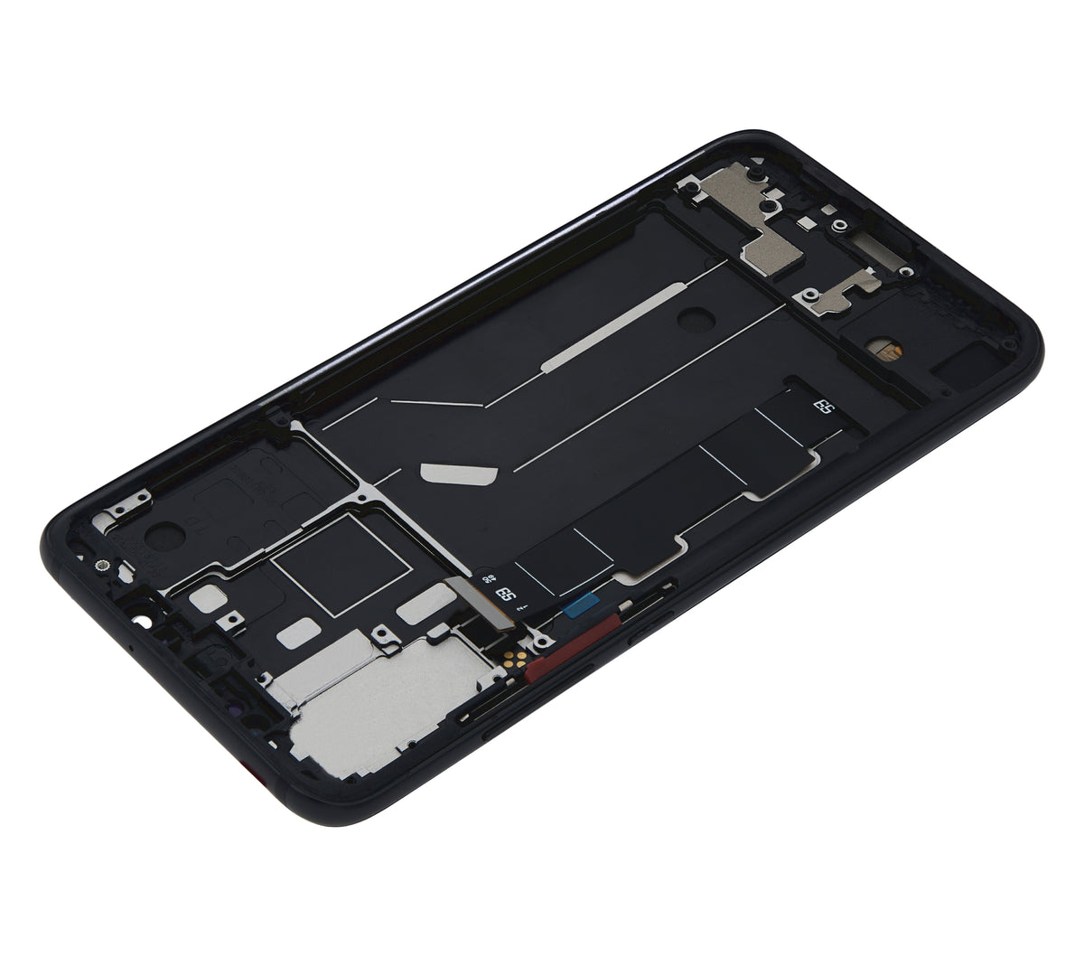 OLED Assembly With Frame For Xiaomi Mi 8 (Aftermarket Plus) (Black) - repair component detail image SKU 107082068805 - image 2
