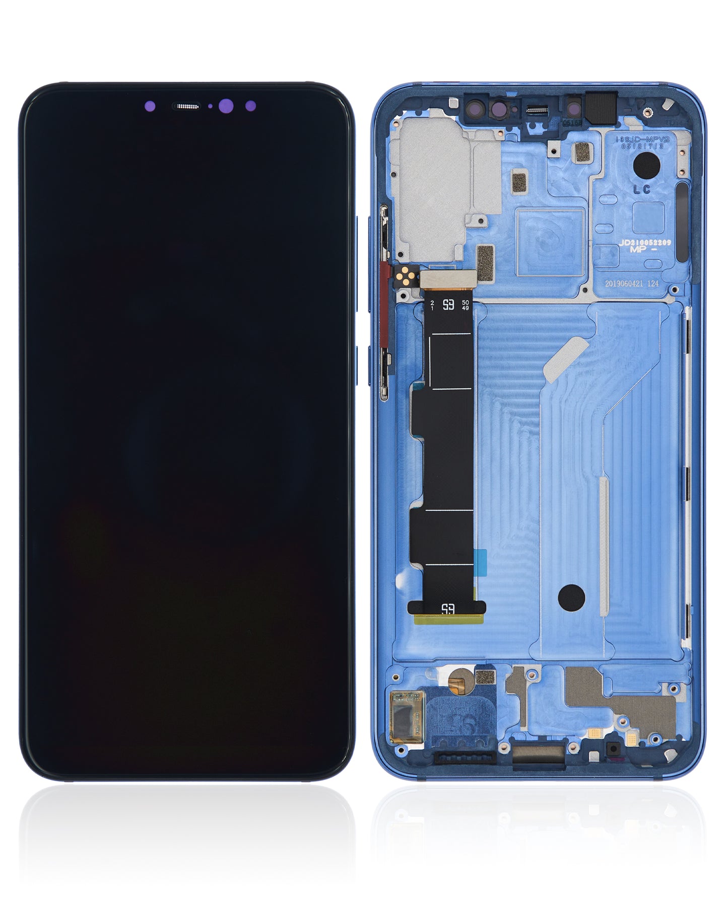 OLED Assembly With Frame For Xiaomi Mi 8 (Aftermarket Plus) (Blue) - device repair spare component image SKU 107082068806 - image 6