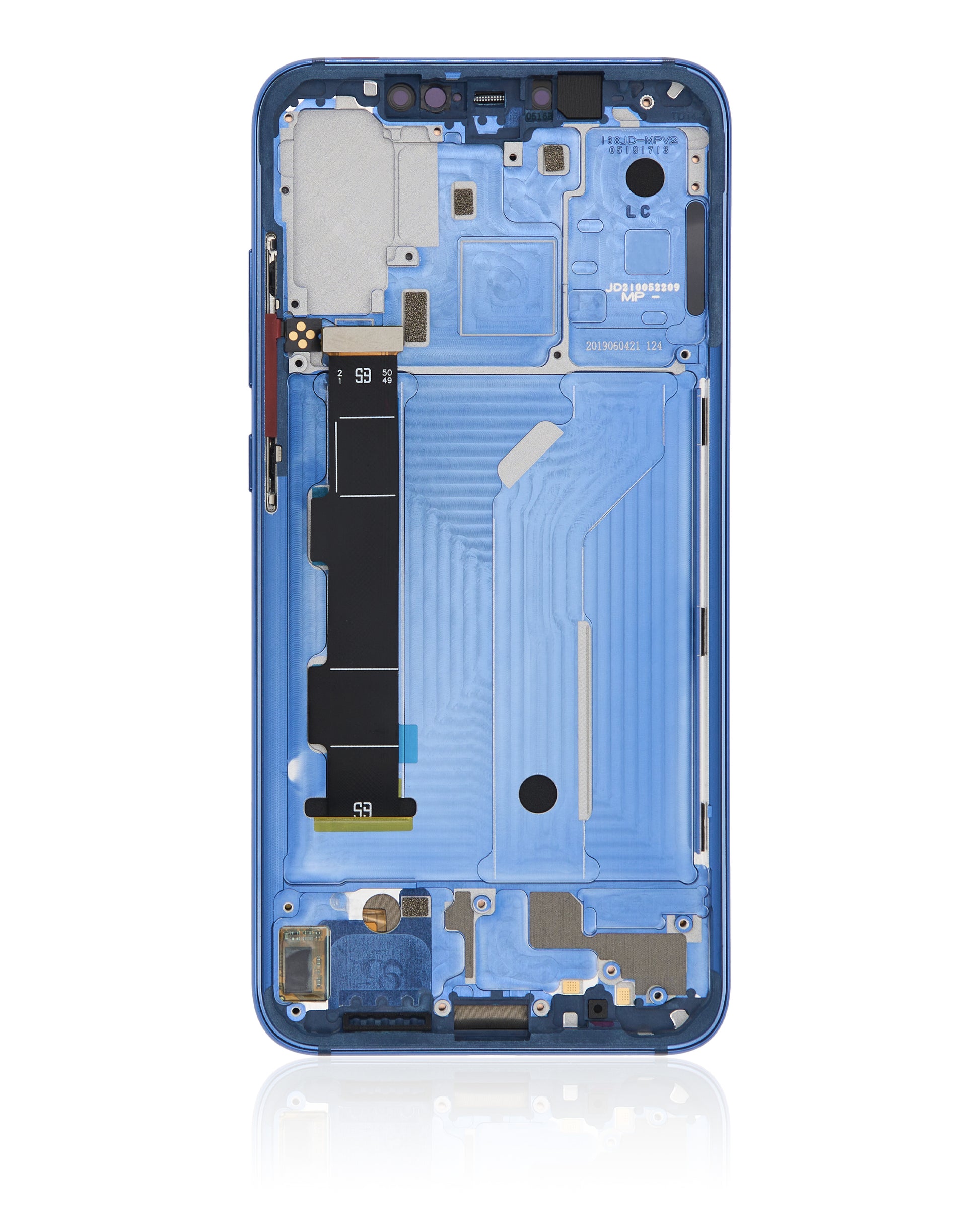 OLED Assembly With Frame For Xiaomi Mi 8 (Aftermarket Plus) (Blue) - repair part close detail image SKU 107082068806 - image 8