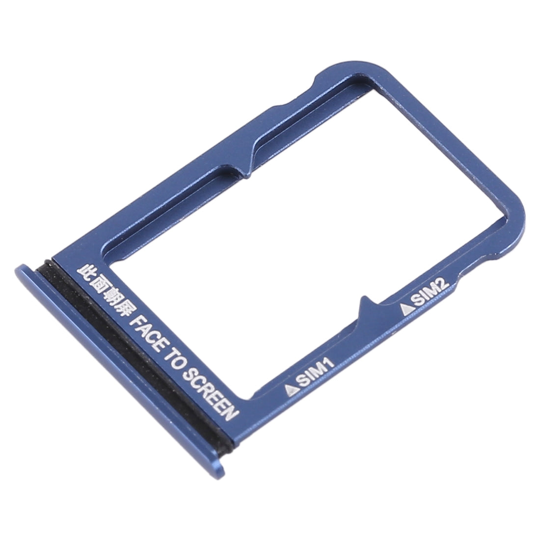 Dual Sim Card Tray For Xiaomi Mi 8 (Blue) - compatible device spare part image SKU 107082068820 - image 3