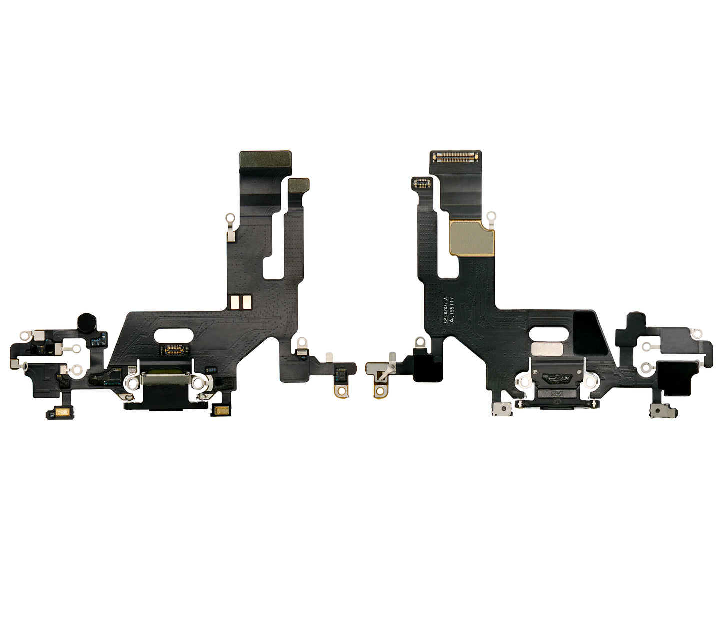 Charging Port Flex Cable For iPhone 11 (Premium) (Black)