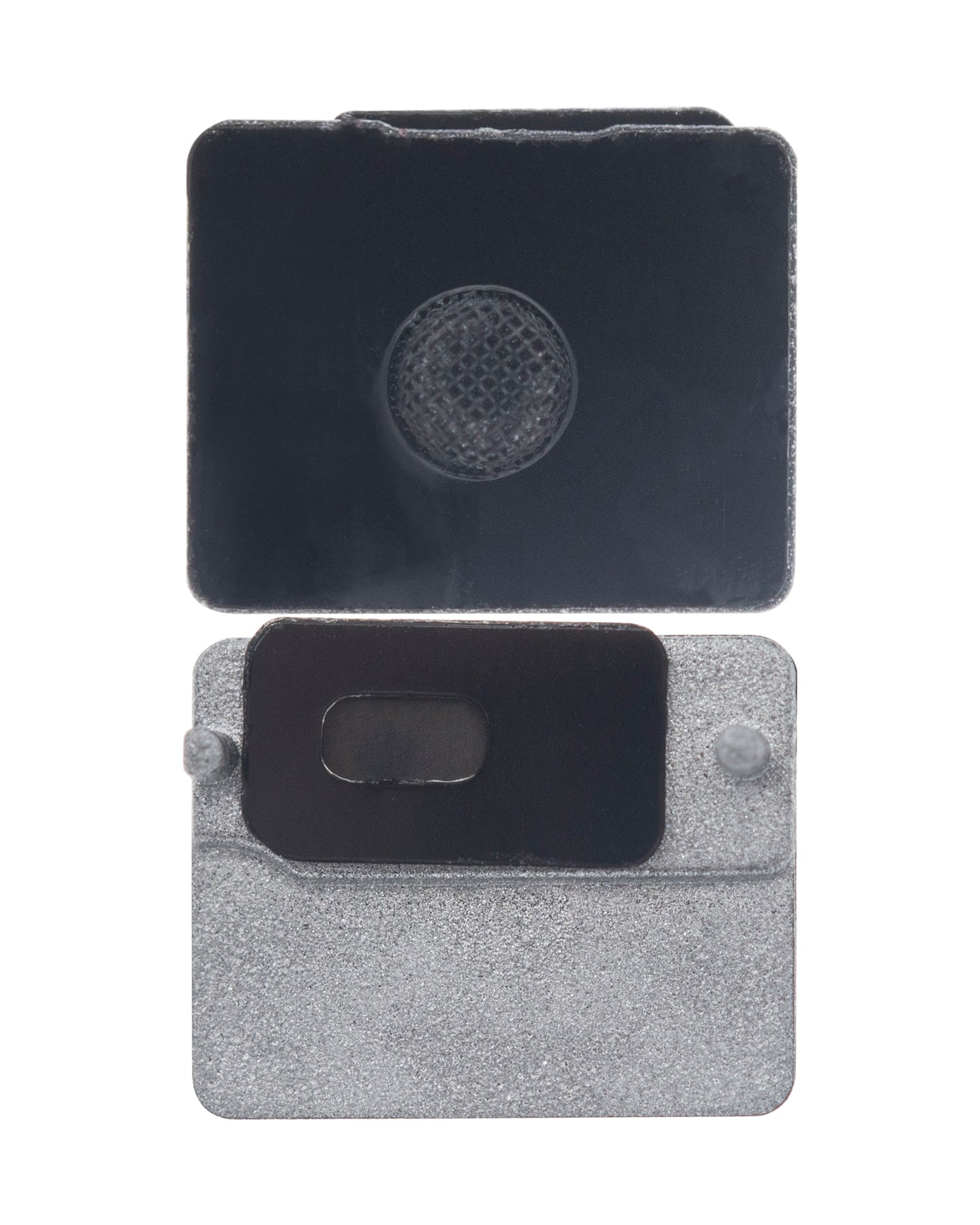 Flash Light / Power Flex Bracket With Microphone Mesh For iPhone 11 (Black) (10 Pack)