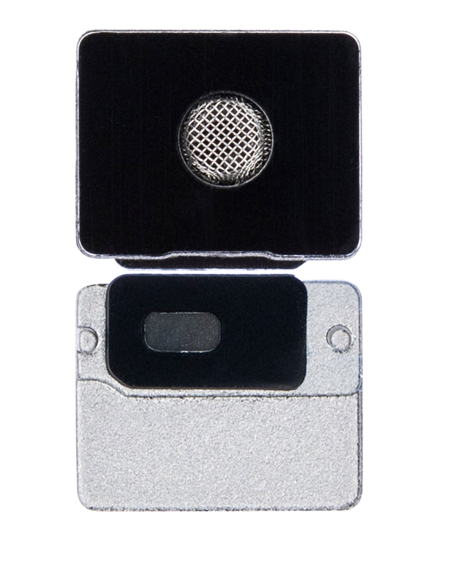 Flash Light / Power Flex Bracket With Microphone Mesh For iPhone 11 (White) (10 Pack)