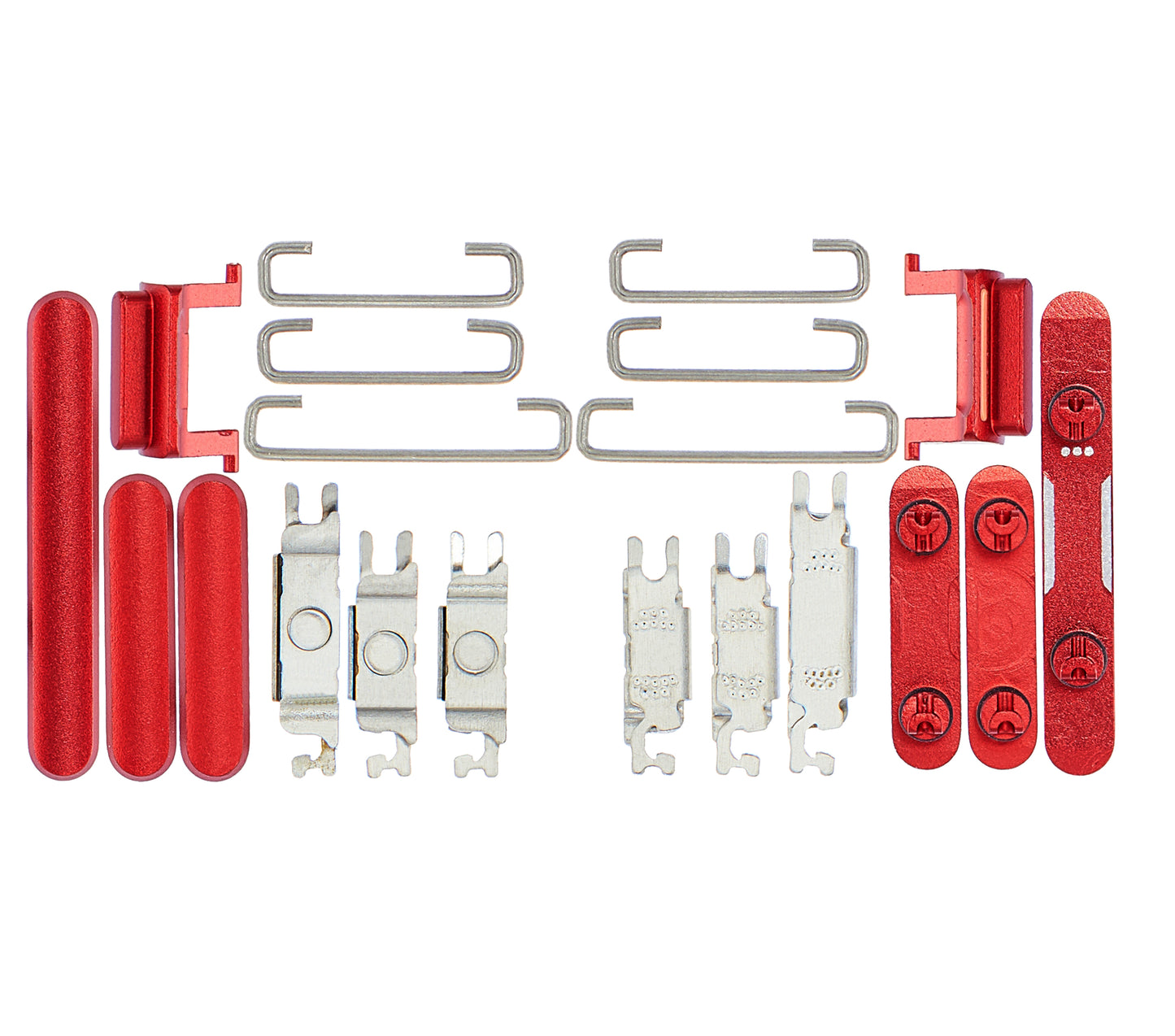 Hard Buttons (Power / Volume / Switch) For iPhone 11 (Red)