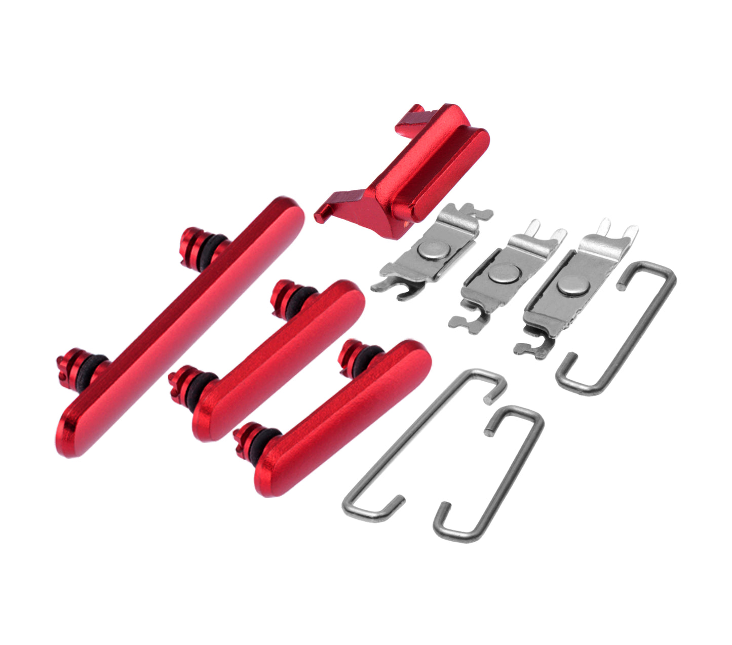 Hard Buttons (Power / Volume / Switch) For iPhone 11 (Red)