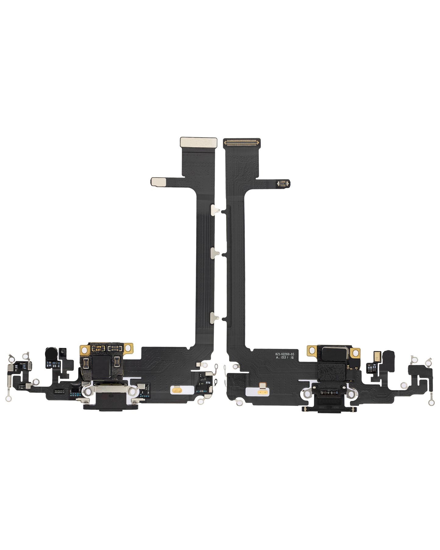 Charging Port Flex Cable With Board For iPhone 11 Pro Max (Premium) (Space Gray)