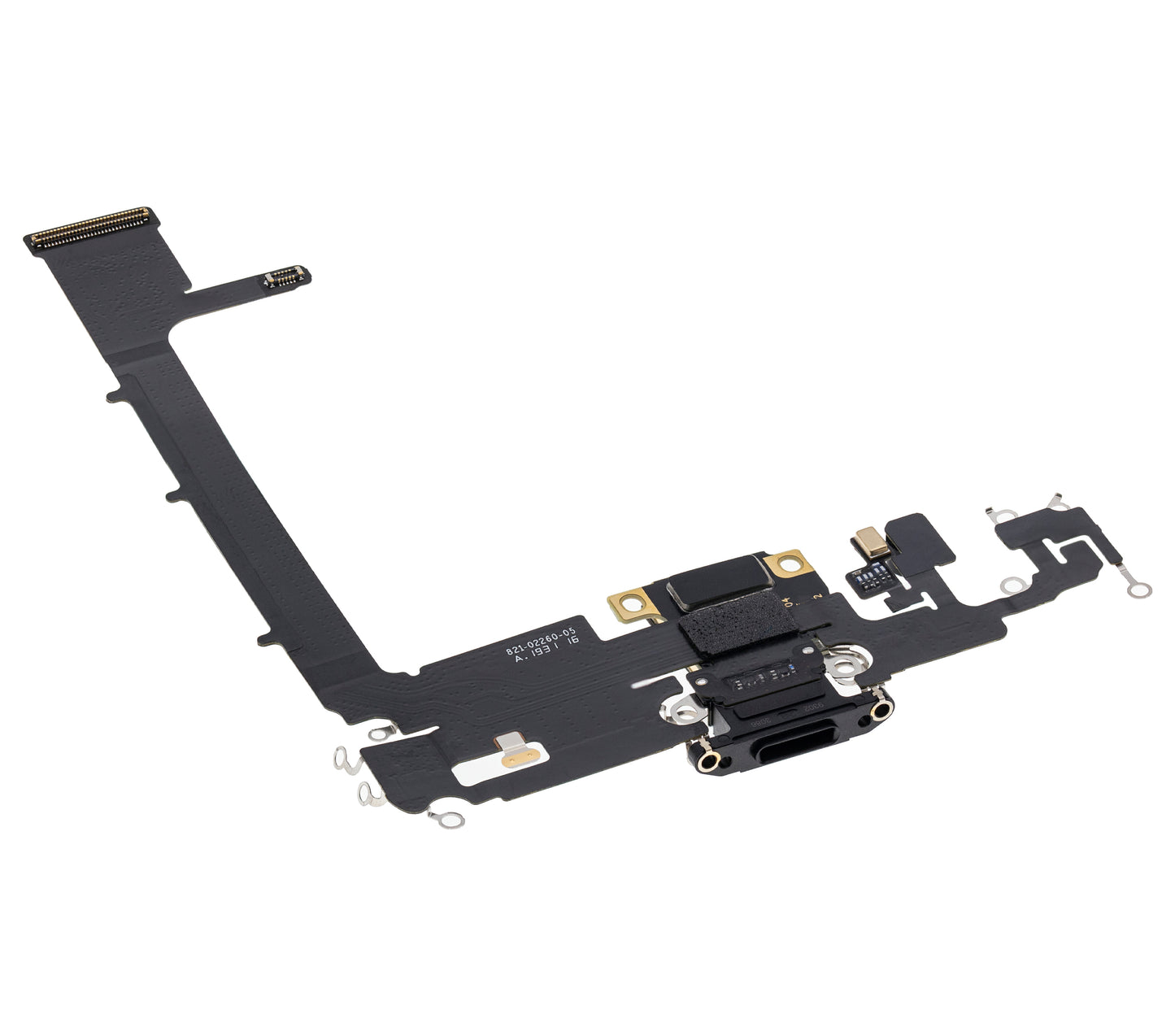 Charging Port Flex Cable With Board For iPhone 11 Pro Max (Premium) (Space Gray)