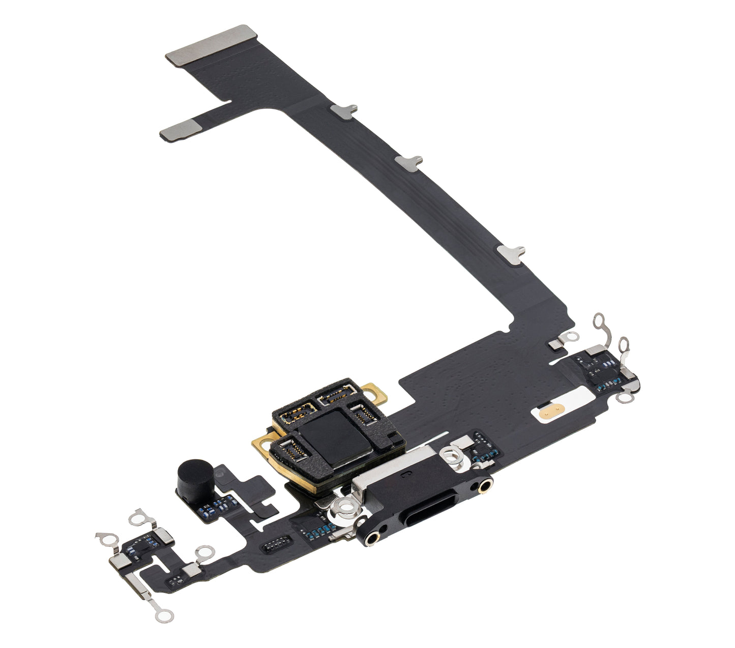 Charging Port Flex Cable With Board For iPhone 11 Pro Max (Premium) (Space Gray)