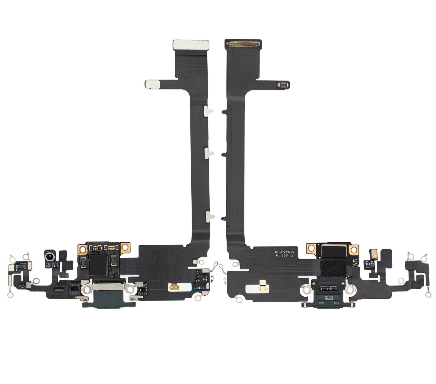 Charging Port Flex Cable With Board For iPhone 11 Pro Max (Premium) (Midnight Green)