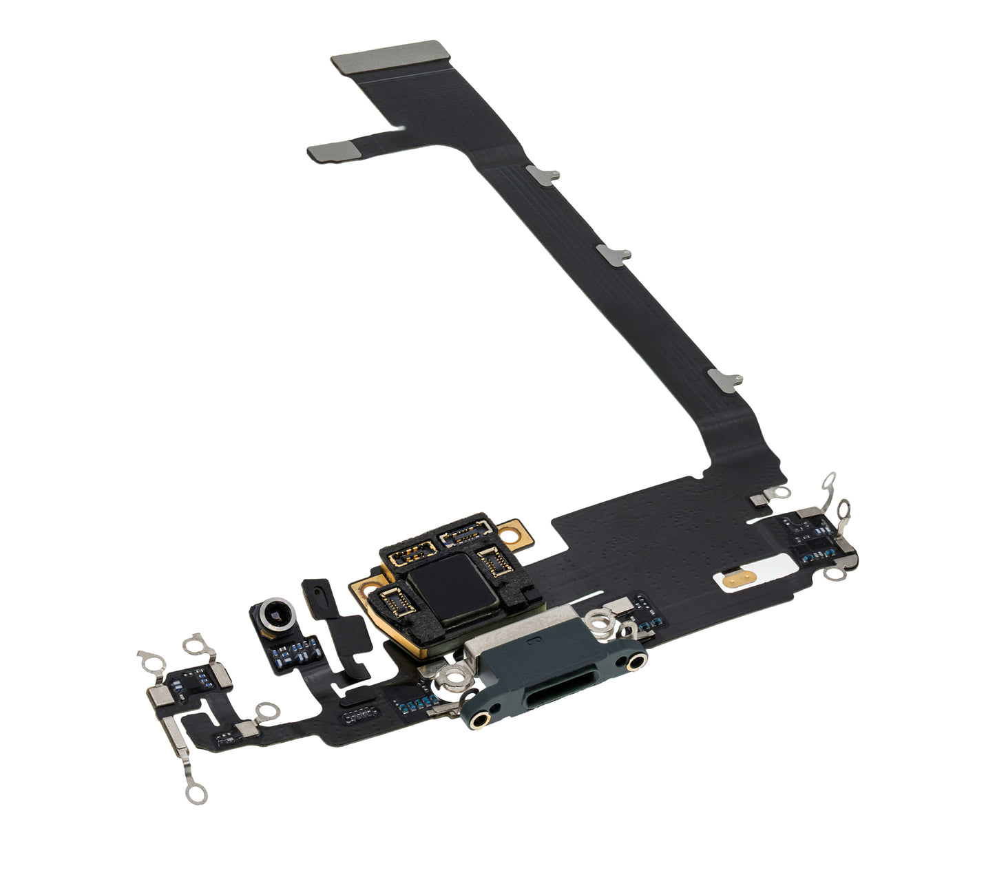 Charging Port Flex Cable With Board For iPhone 11 Pro Max (Premium) (Midnight Green)