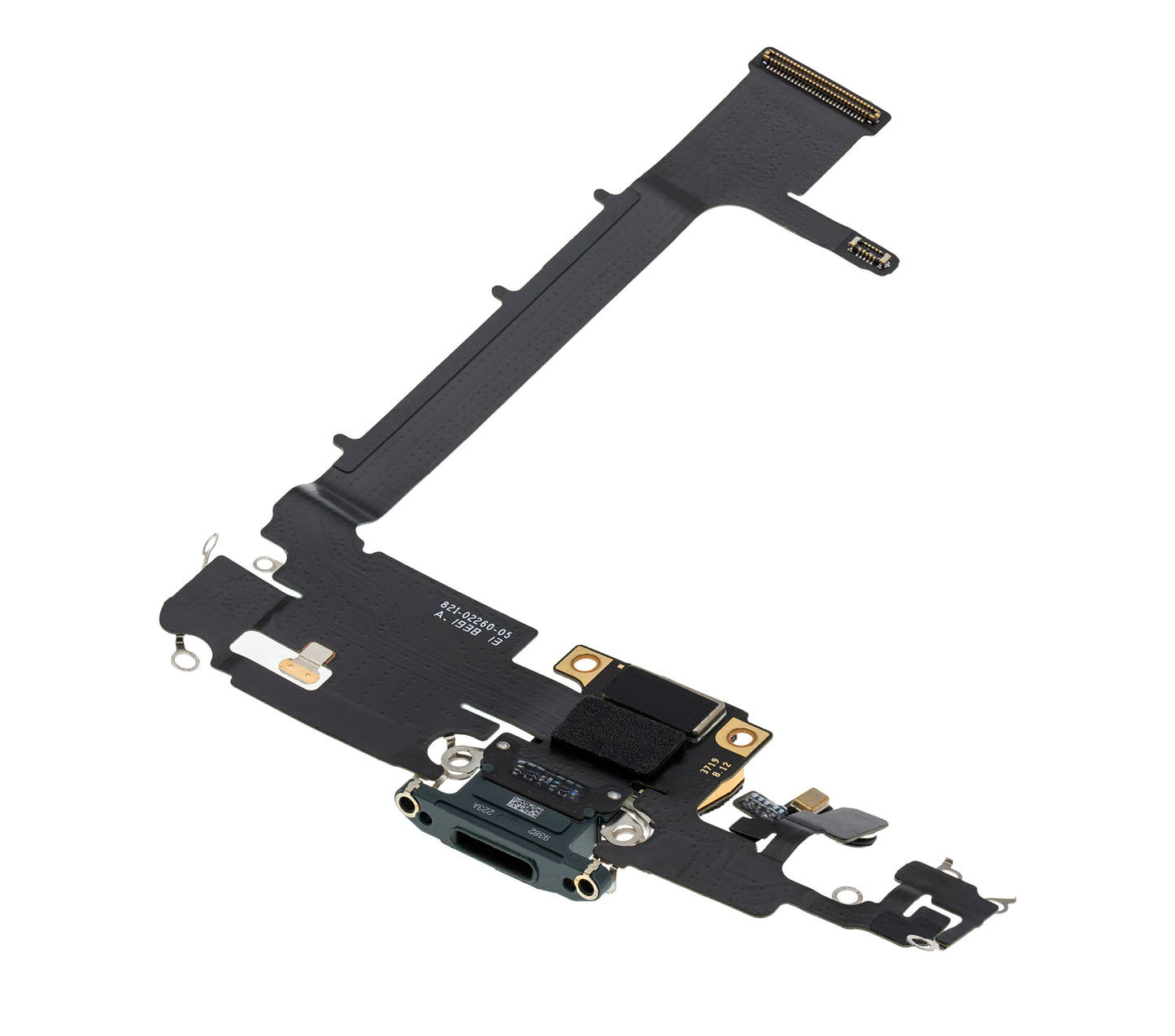 Charging Port Flex Cable With Board For iPhone 11 Pro Max (Premium) (Midnight Green)