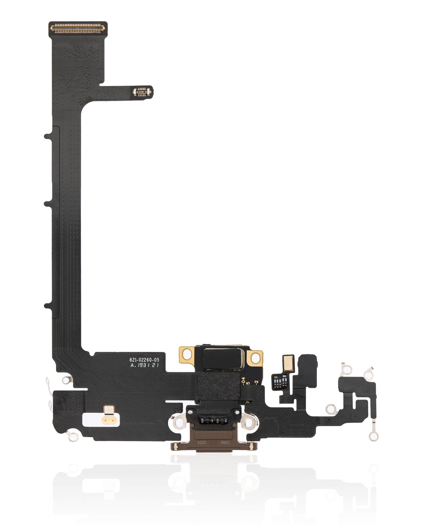 Charging Port Flex Cable With Board For iPhone 11 Pro Max (Premium) (Gold)