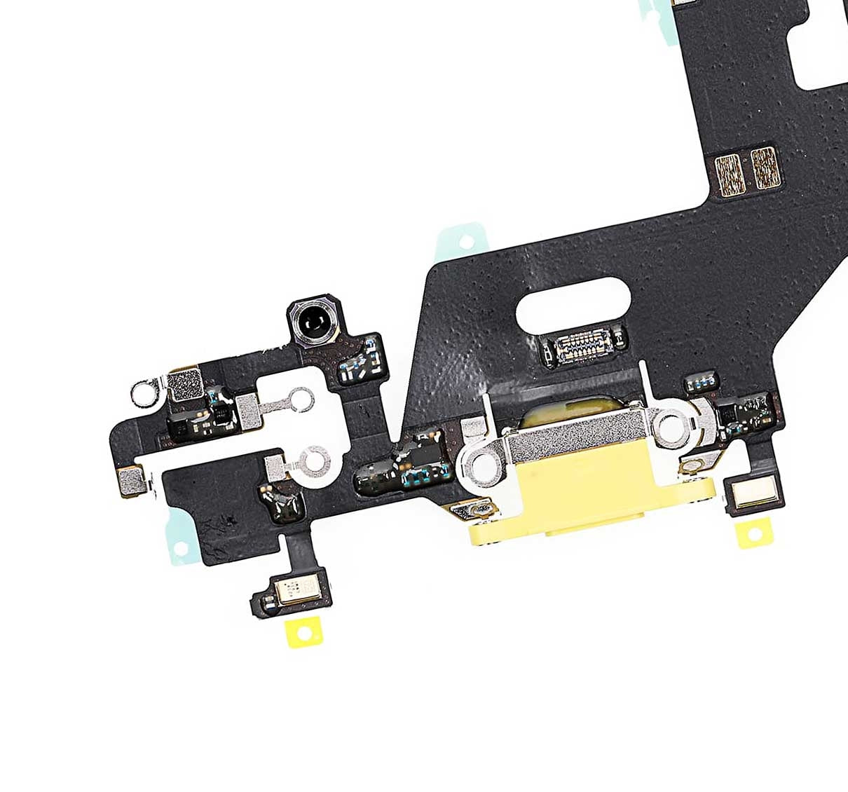 Charging Port Flex Cable For iPhone 11 (Premium) (Yellow)
