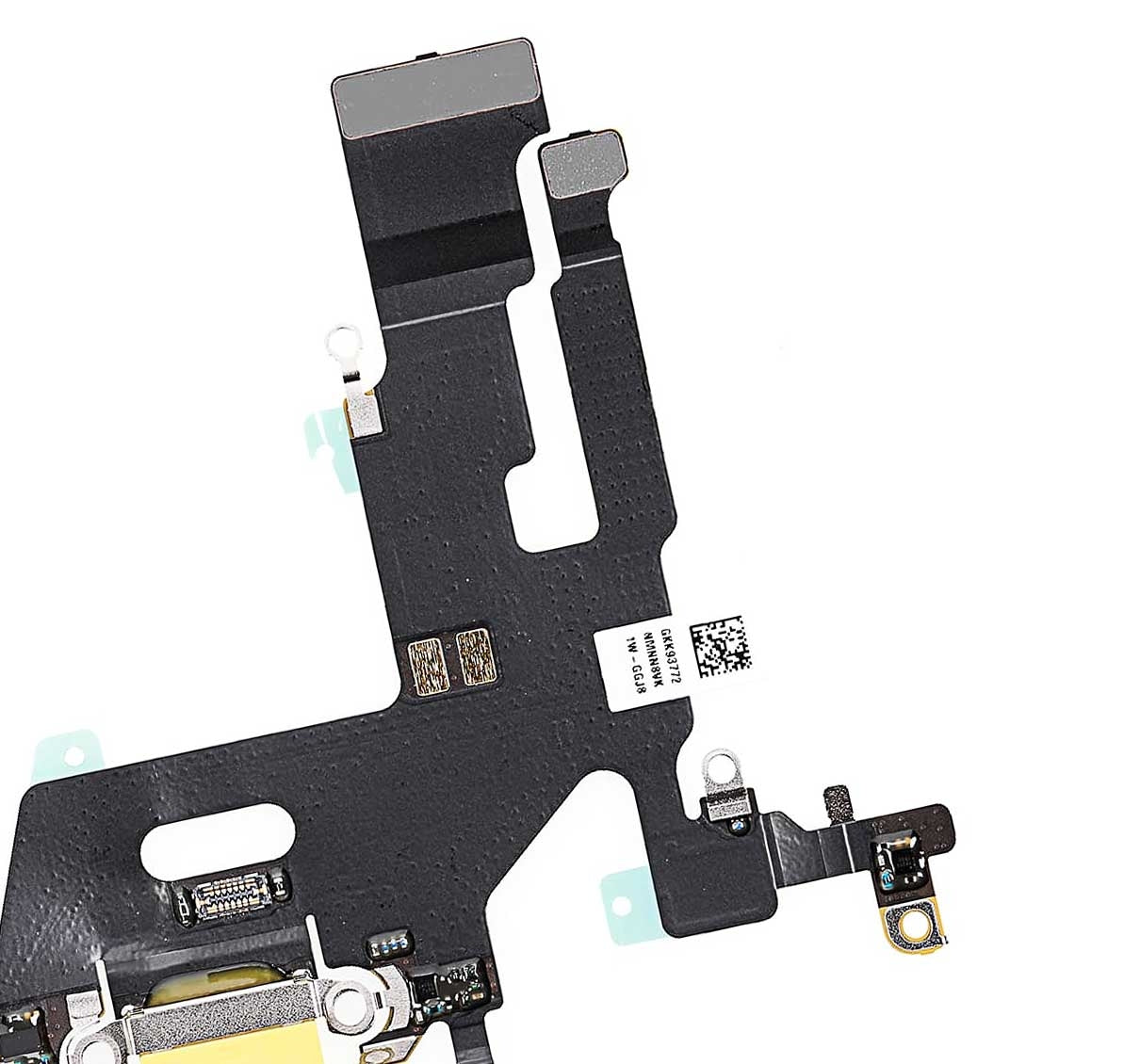 Charging Port Flex Cable For iPhone 11 (Premium) (Yellow)