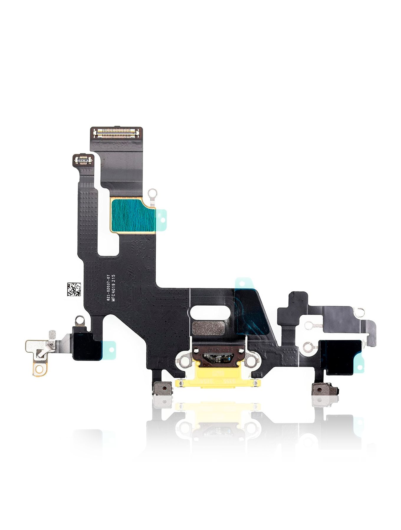 Charging Port Flex Cable For iPhone 11 (Premium) (Yellow)