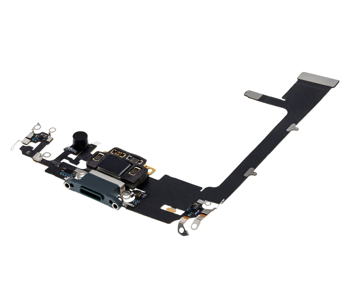 Charging Port Flex Cable With Board For iPhone 11 Pro (Premium) (Midnight Green)