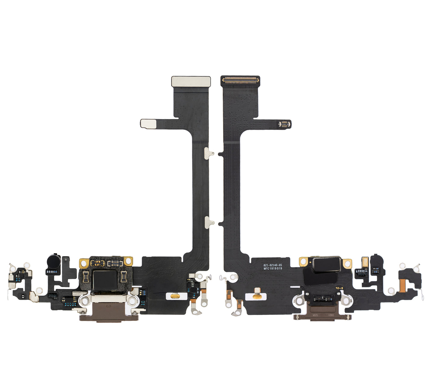 Charging Port Flex Cable With Board For iPhone 11 Pro (Premium) (Gold)