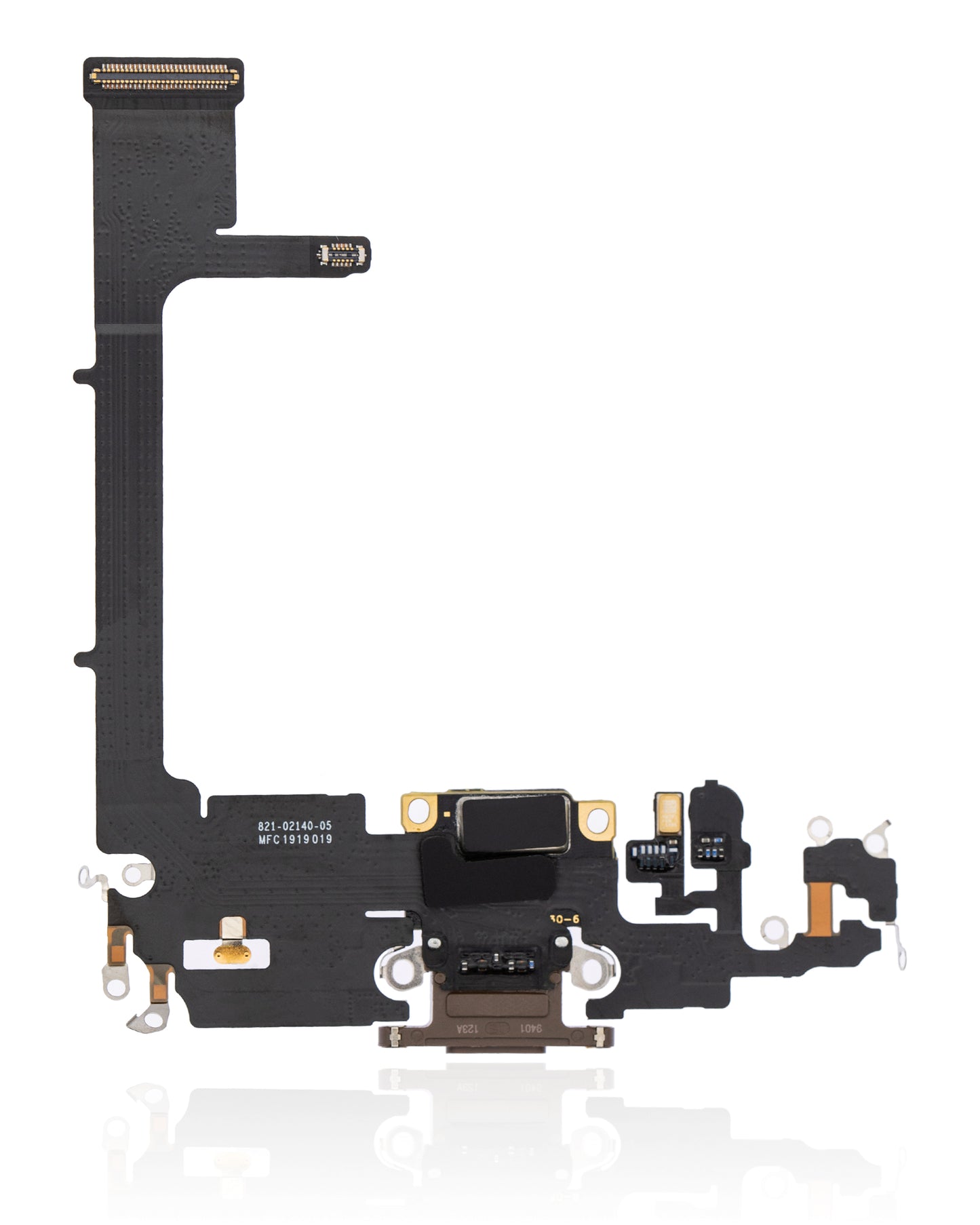 Charging Port Flex Cable With Board For iPhone 11 Pro (Premium) (Gold)