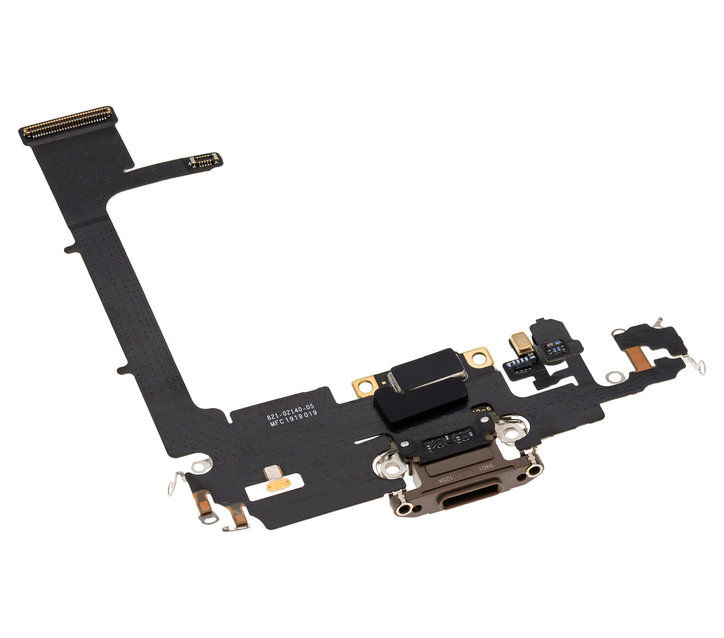 Charging Port Flex Cable With Board For iPhone 11 Pro (Premium) (Gold)