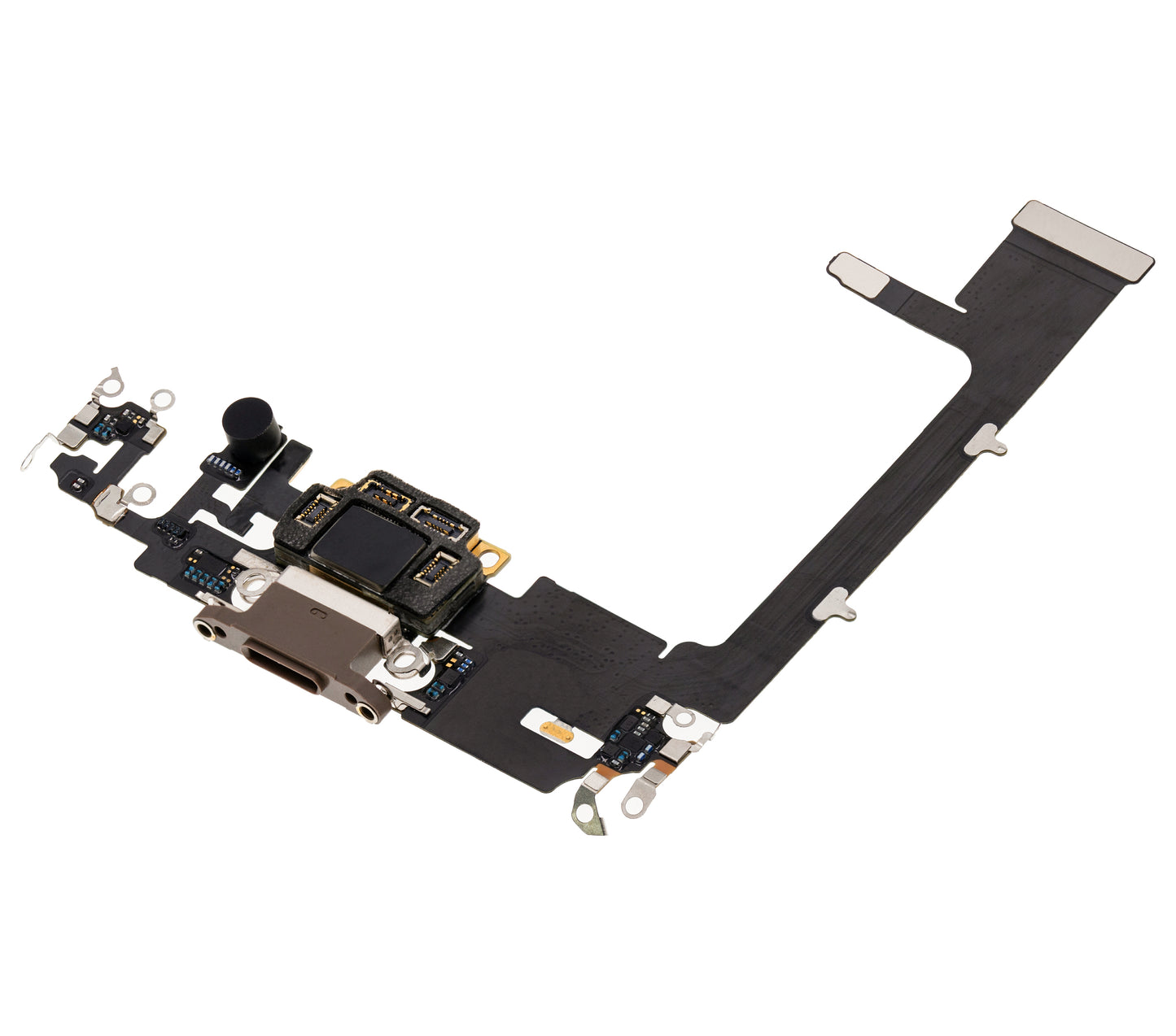 Charging Port Flex Cable With Board For iPhone 11 Pro (Premium) (Gold)