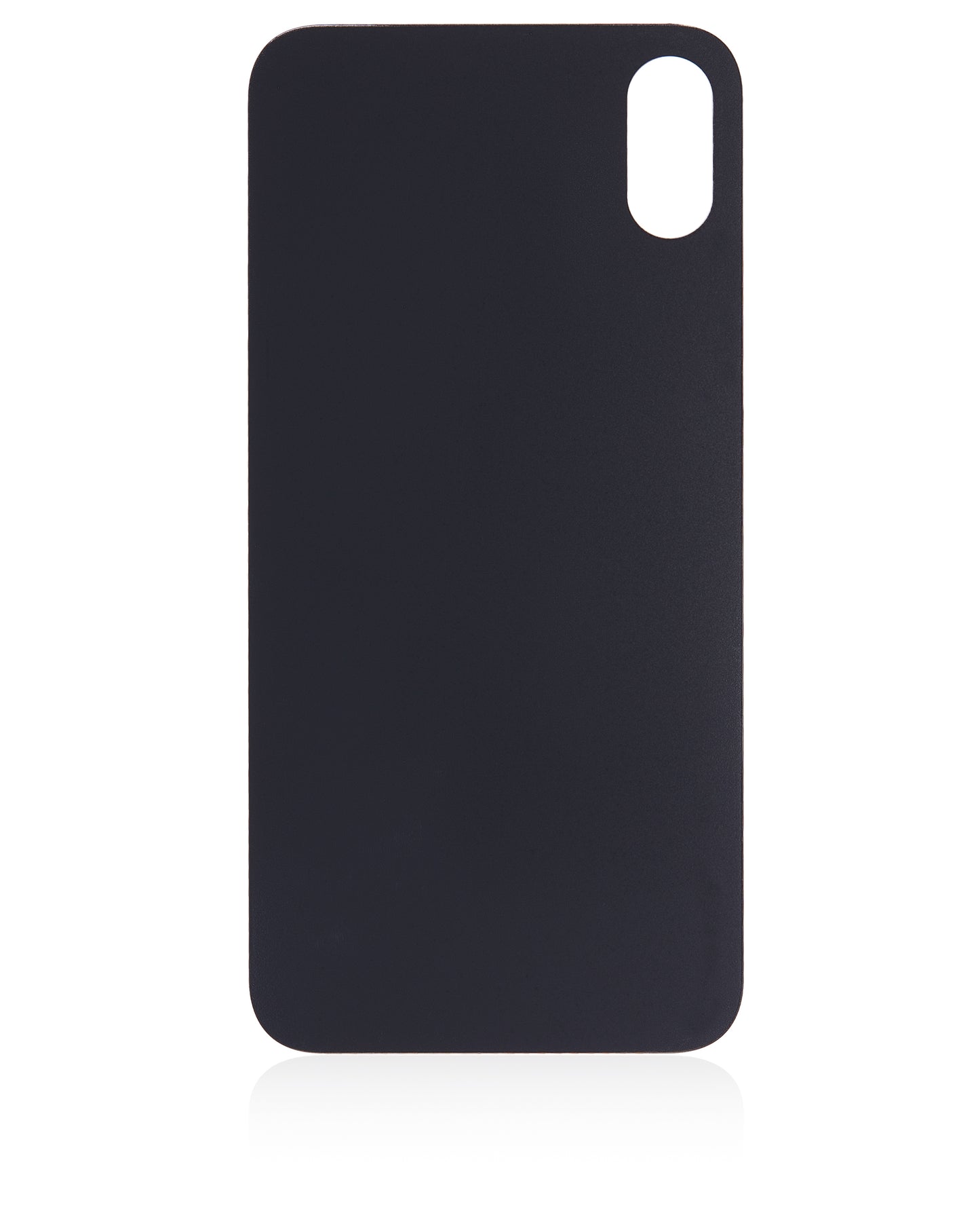 Back Glass With 3M Adhesive For iPhone XS (No Logo / Large Camera Hole) (Space Gray)