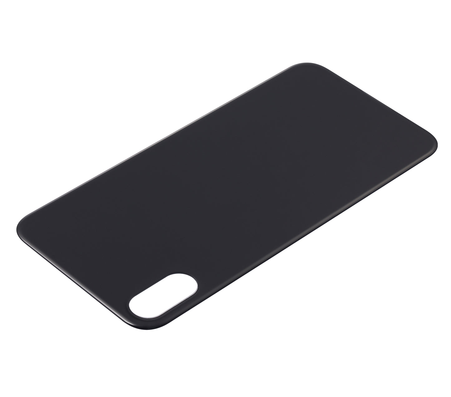 Back Glass With 3M Adhesive For iPhone XS (No Logo / Large Camera Hole) (Space Gray)
