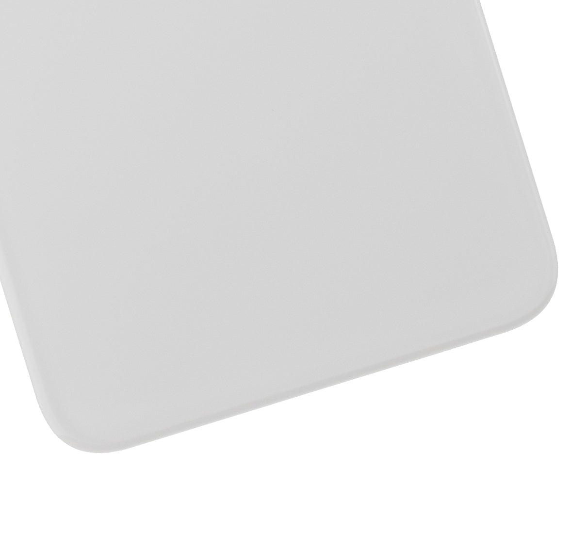 Back Glass With 3M Adhesive For iPhone 8 Plus (No Logo / Large Camera Hole) (Silver)