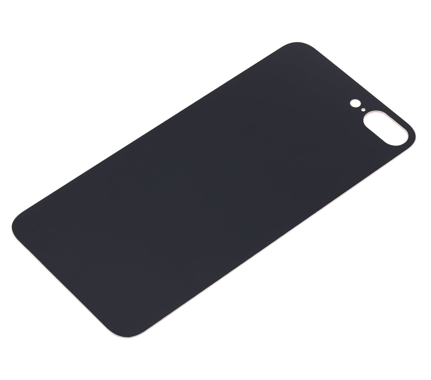 Back Glass With 3M Adhesive For iPhone 8 Plus (No Logo / Large Camera Hole) (Gold)