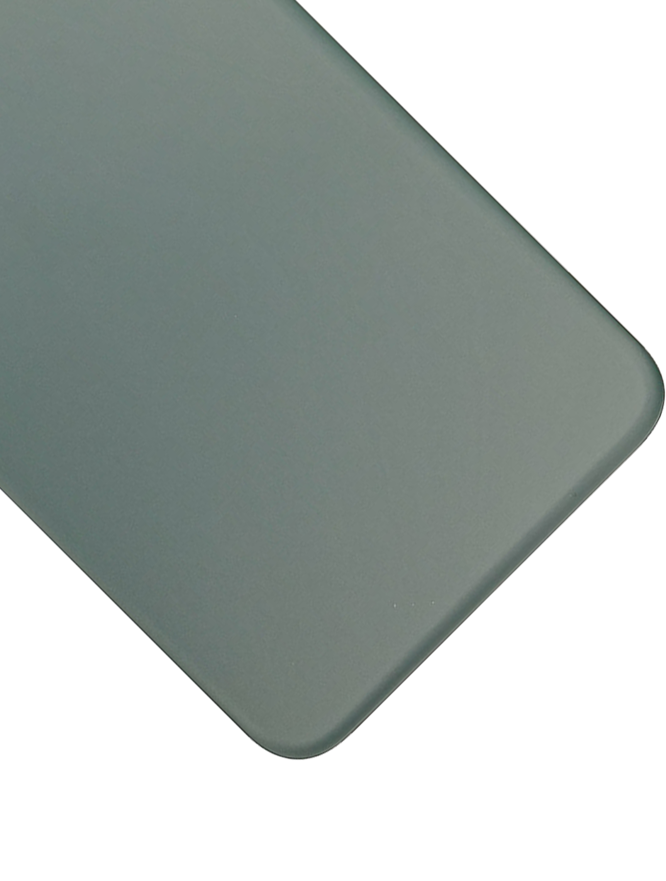 Back Glass With 3M Adhesive For iPhone 11 Pro Max (No Logo / Large Camera Hole) (Midnight Green)