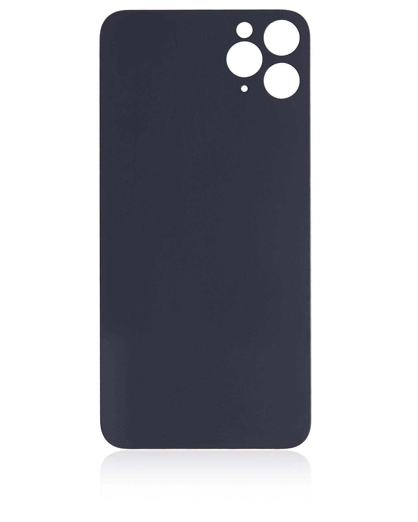 Back Glass With 3M Adhesive For iPhone 11 Pro Max (No Logo / Large Camera Hole) (Space Gray)