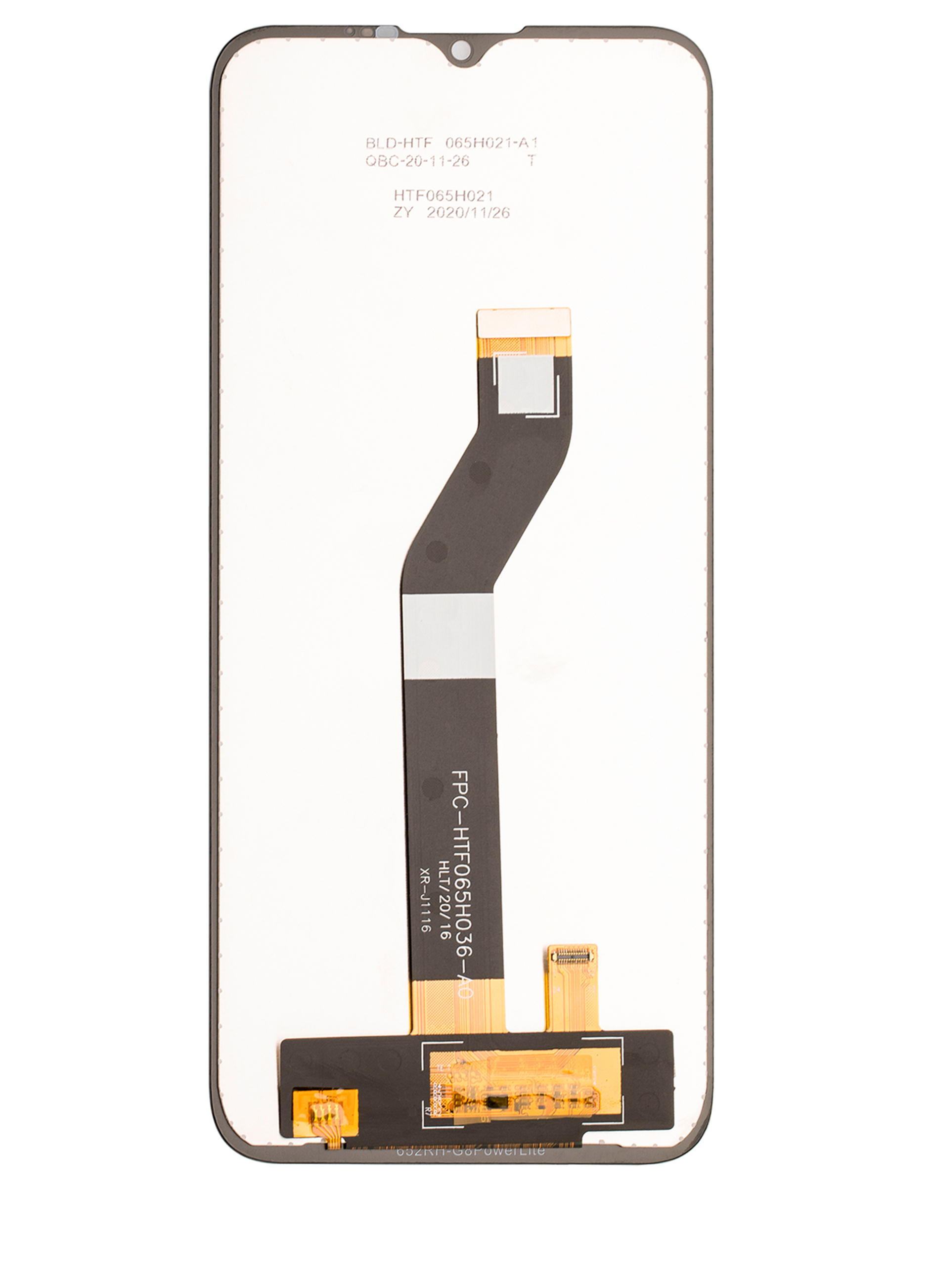 LCD Assembly Without Frame For Motorola Moto G8 Power Lite (XT2055 / 2020) (Refurbished) (Black) replacement part for compatible Motorola phone, SKU 107082069903, product image 5