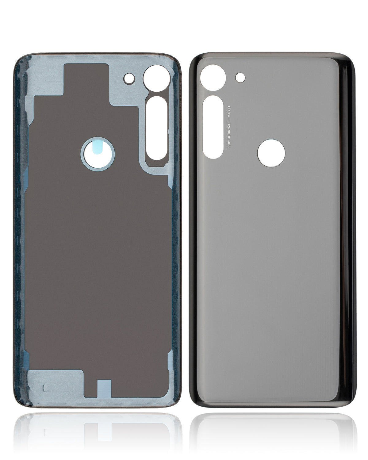 Back cover Glass For Motorola Moto G8 Power (XT2041-1 / XT2041-3 / 2020) (Smoke Black) | compatible mobile phone replacement part | SKU 107082069916 | product image 6