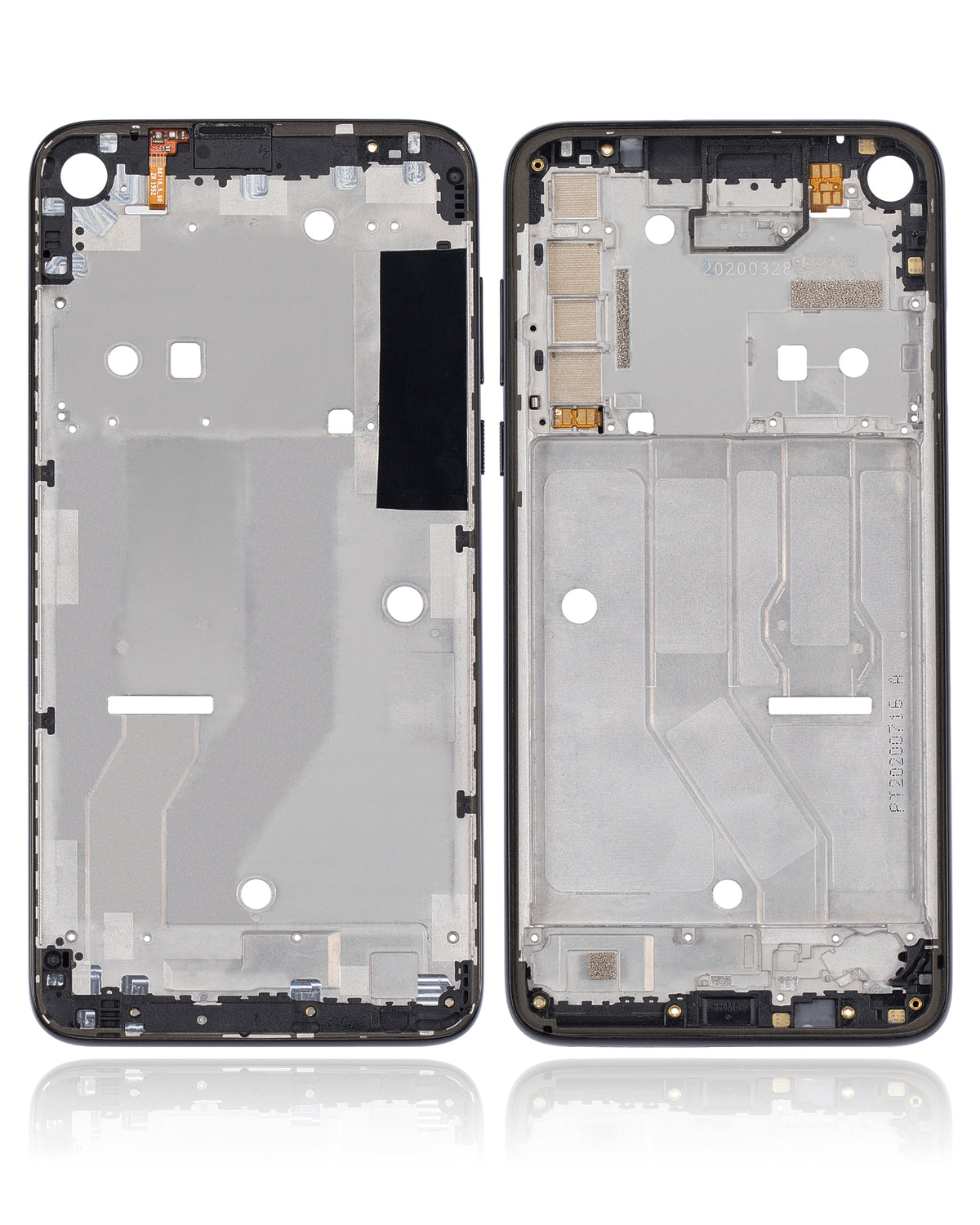 Mid-Frame Housing For Motorola Moto G8 Power (XT2041-1 / XT2041-3 / 2020) (Smoke Black) | compatible mobile phone replacement part | SKU 107082069930 | product image 8