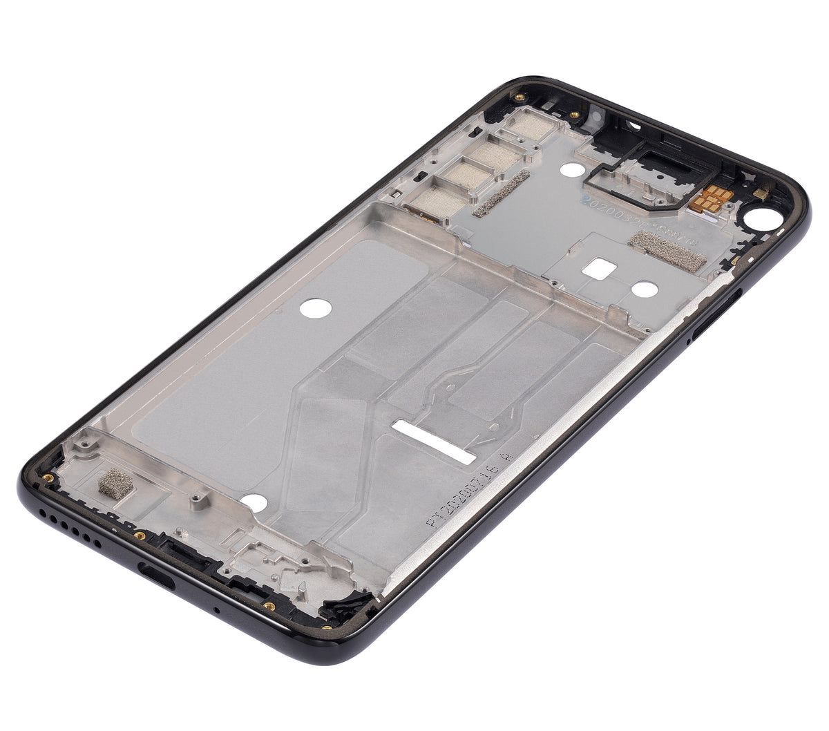 Mid-Frame Housing For Motorola Moto G8 Power (XT2041-1 / XT2041-3 / 2020) (Smoke Black) | compatible mobile phone replacement part | SKU 107082069930 | product image 3