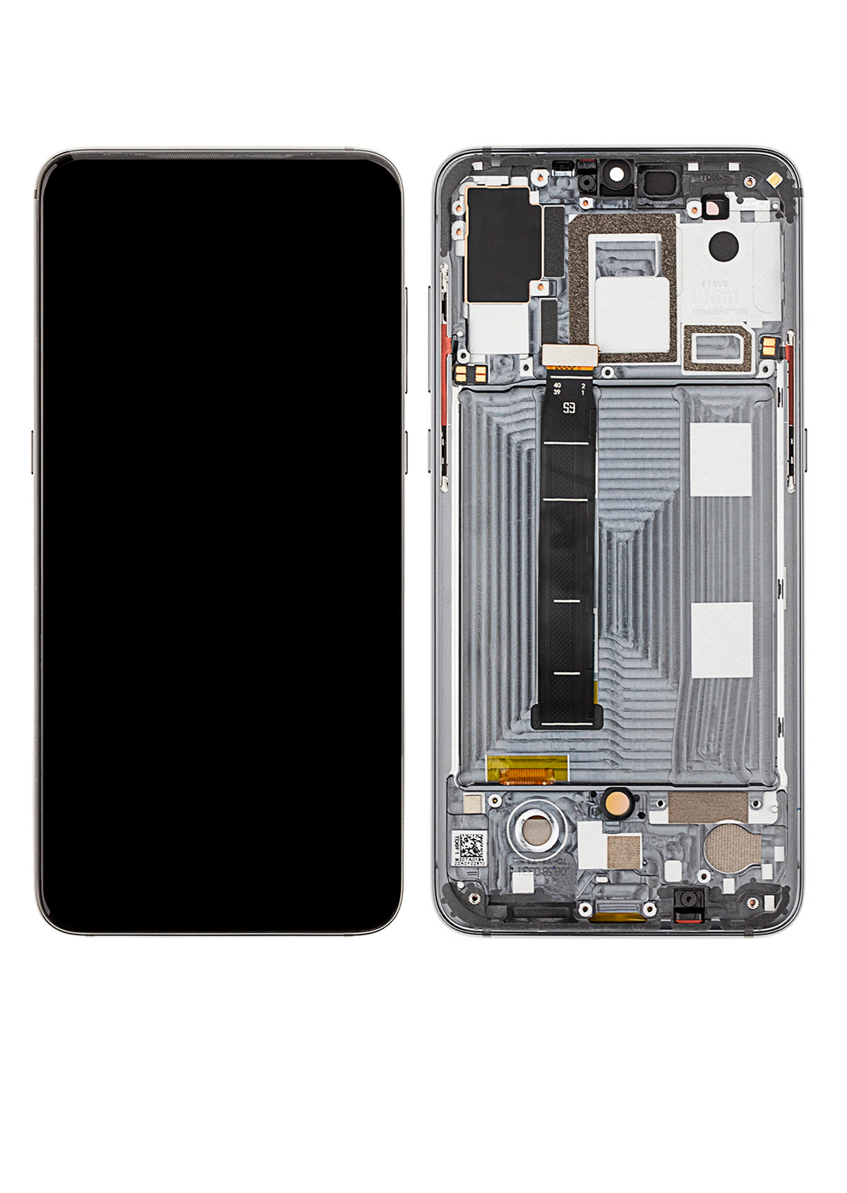 OLED Assembly With Frame For Xiaomi Mi 9 (Refurbished) (Piano Black) - mobile repair replacement component SKU 107082070202 - image 4