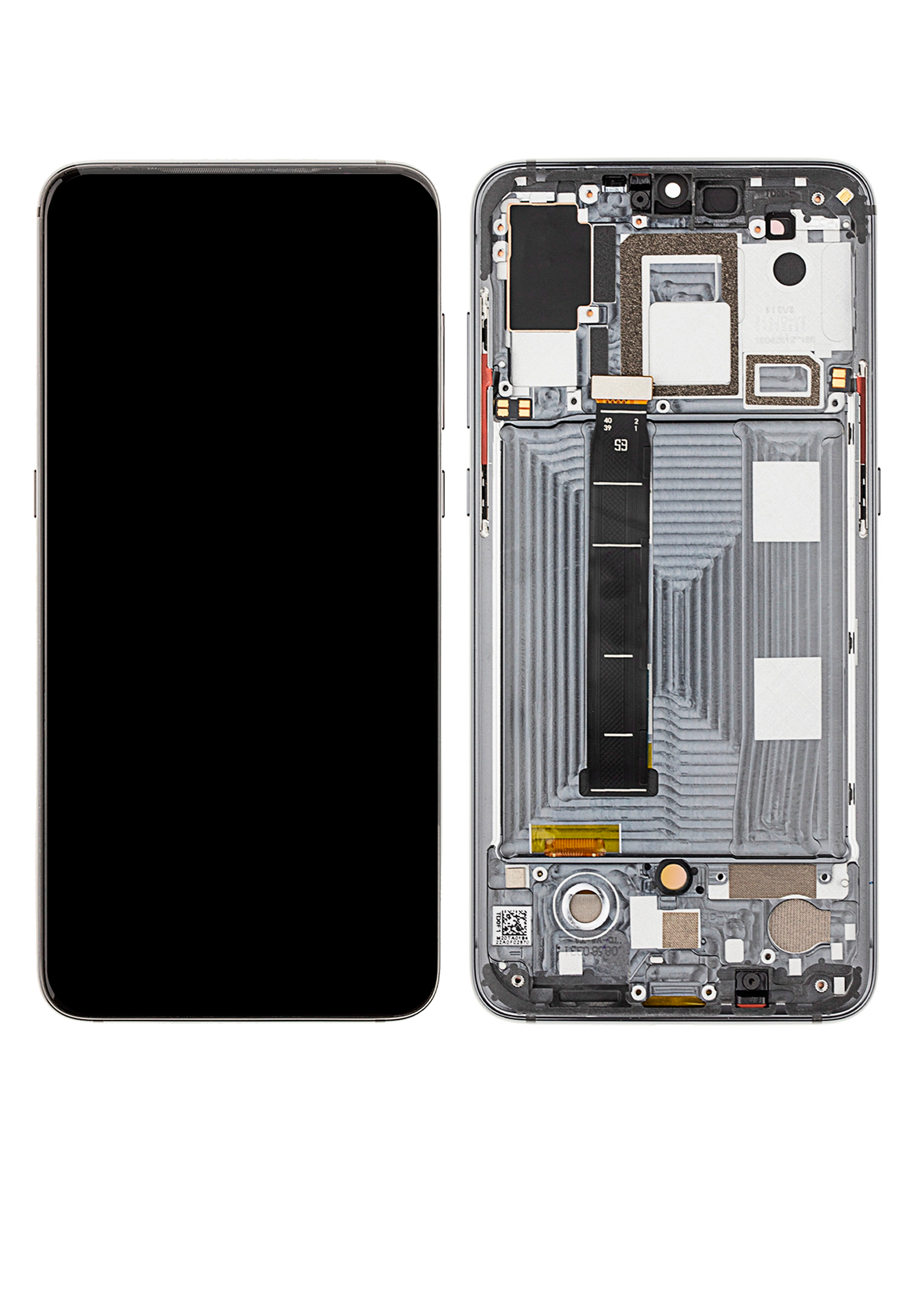 OLED Assembly With Frame For Xiaomi Mi 9 (Refurbished) (Piano Black) - mobile repair replacement component SKU 107082070202 - image 4