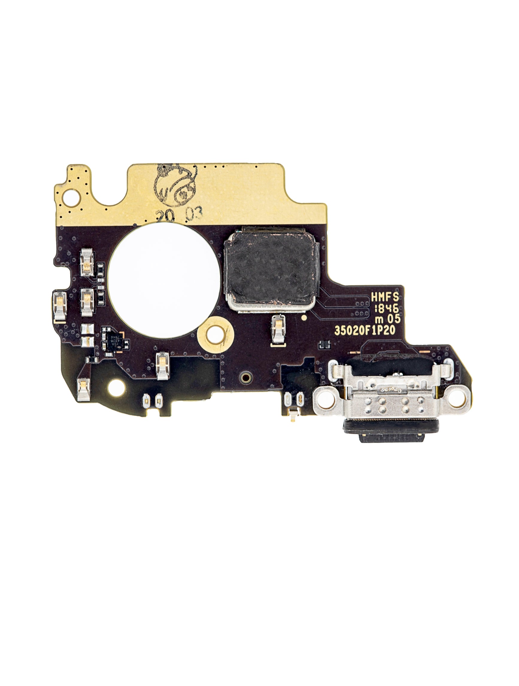 Charging Port With Board For Xiaomi Mi 9 - compatible device spare part image SKU 107082070232 - image 3