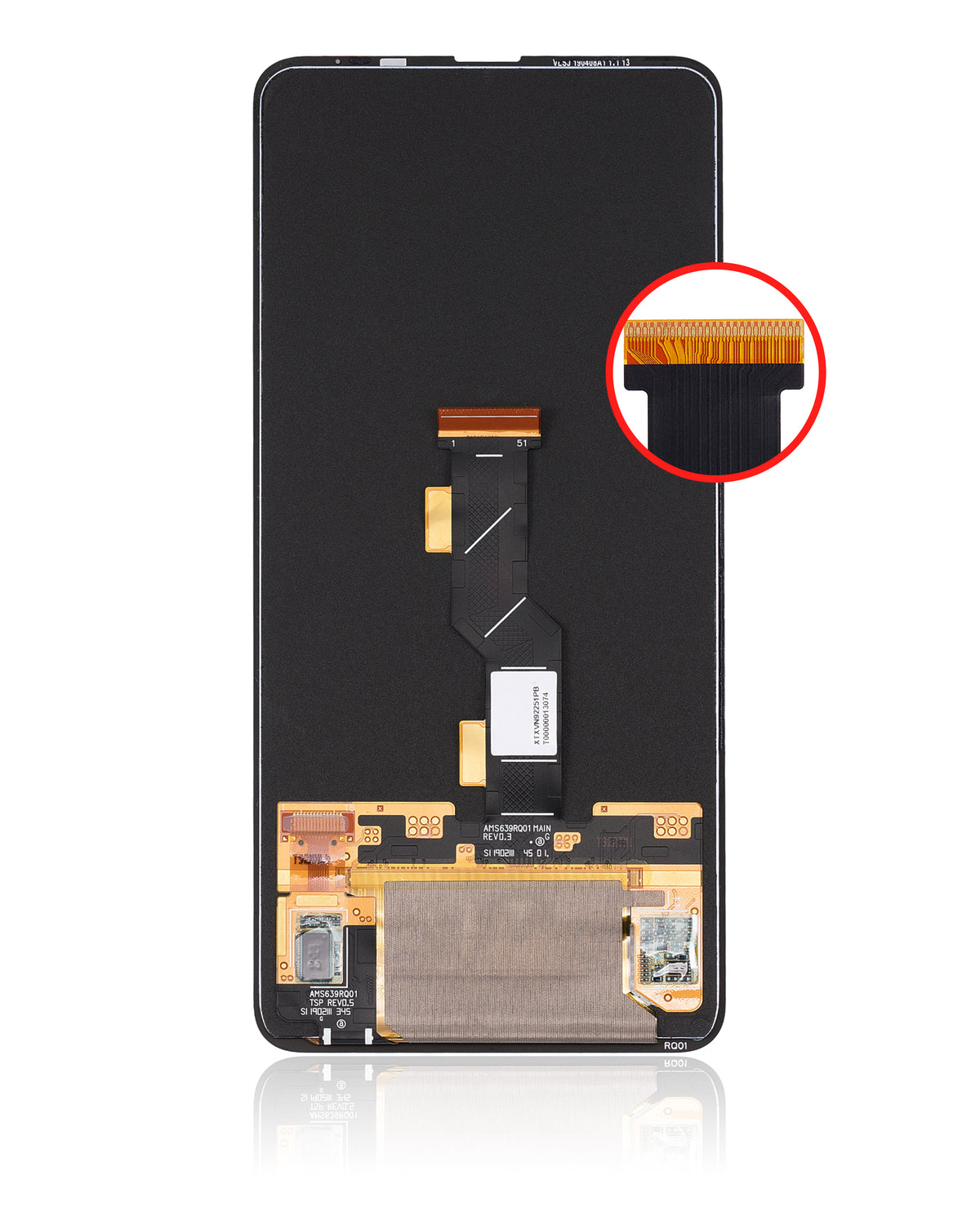 OLED Assembly Without Frame For Xiaomi Mi Mix 3 (Refurbished) (All Colors) - repair component detail image SKU 107082070301 - image 2