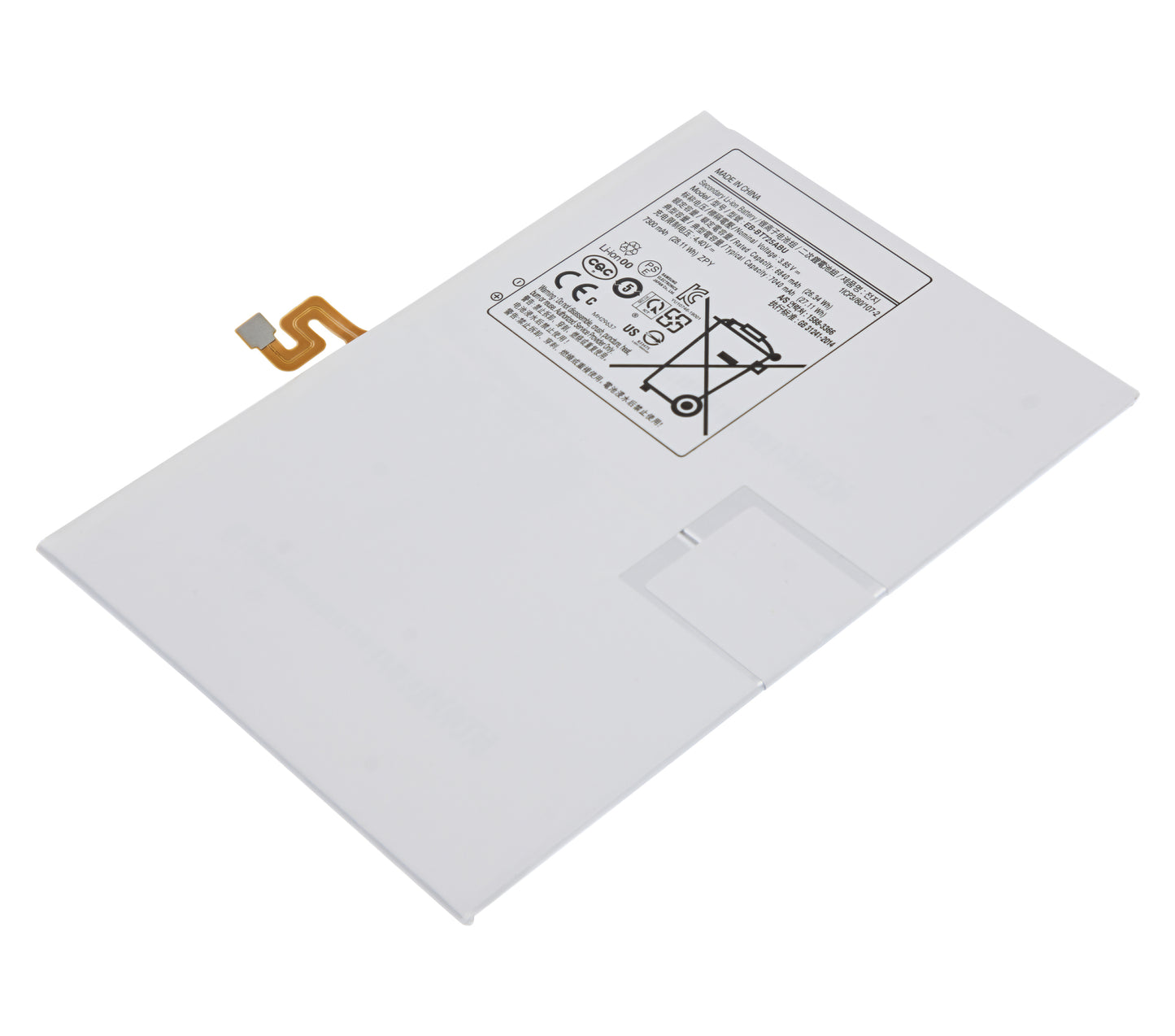 Replacement Battery Compatible For Samsung Galaxy Tab S5E 10.5" (T720 / T725 / T727) (2019) / Tab S6 Lite 10.4" (P610 / P615) (2020) / Tab S6 Lite 10.4" (P620 / P625) (2024) (EB-BT725ABU) - product image 5
