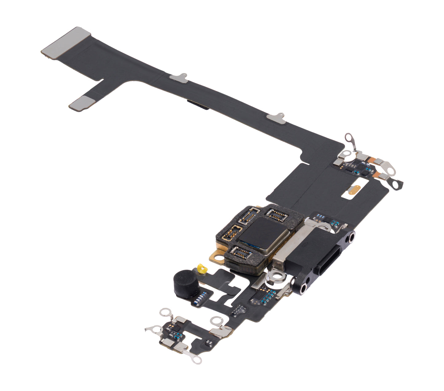 Charging Port Flex Cable With Board For iPhone 11 Pro (Used OEM Pull) (Space Gray)