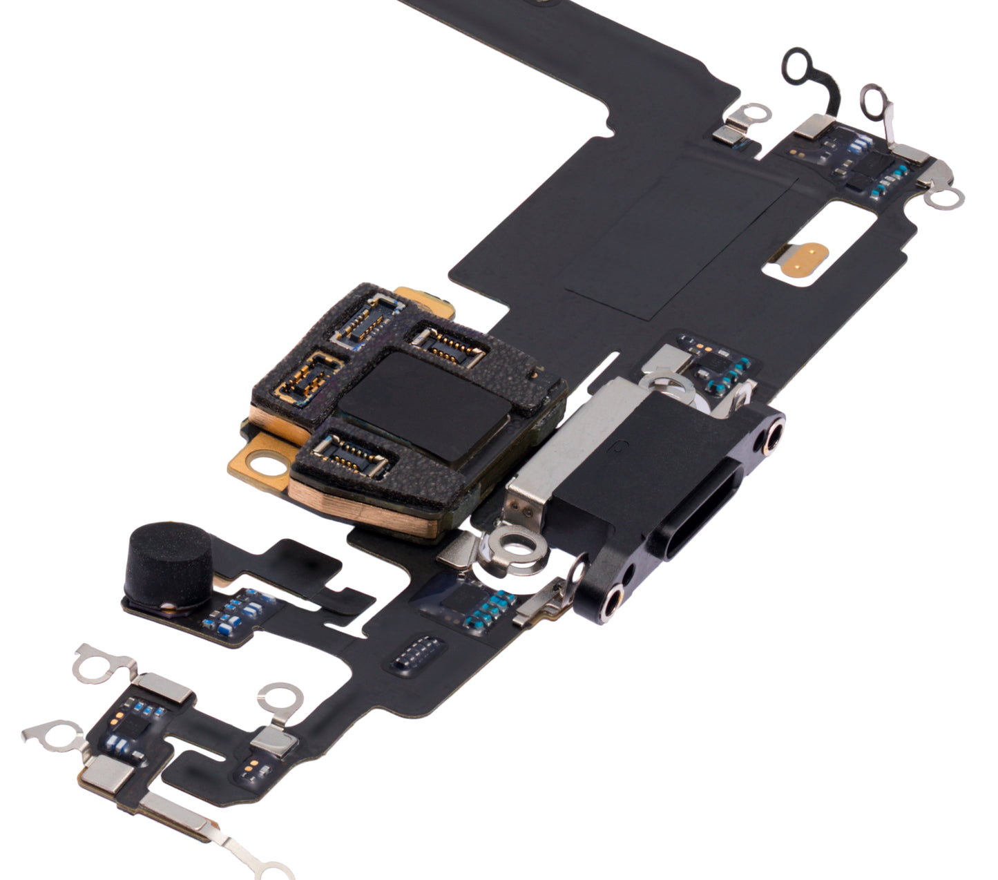 Charging Port Flex Cable With Board For iPhone 11 Pro Max (Used OEM Pull) (Space Gray)