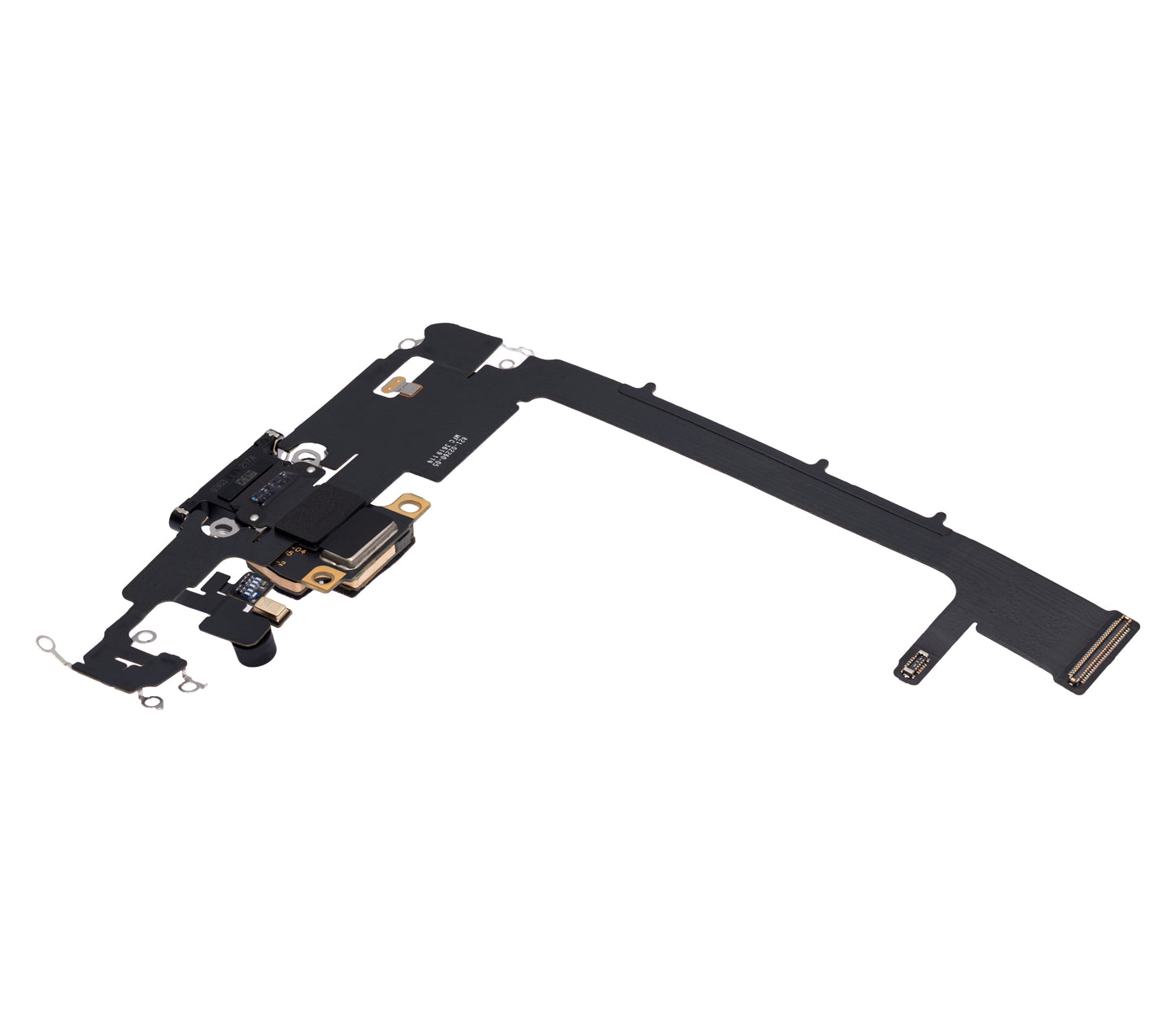 Charging Port Flex Cable With Board For iPhone 11 Pro Max (Used OEM Pull) (Space Gray)