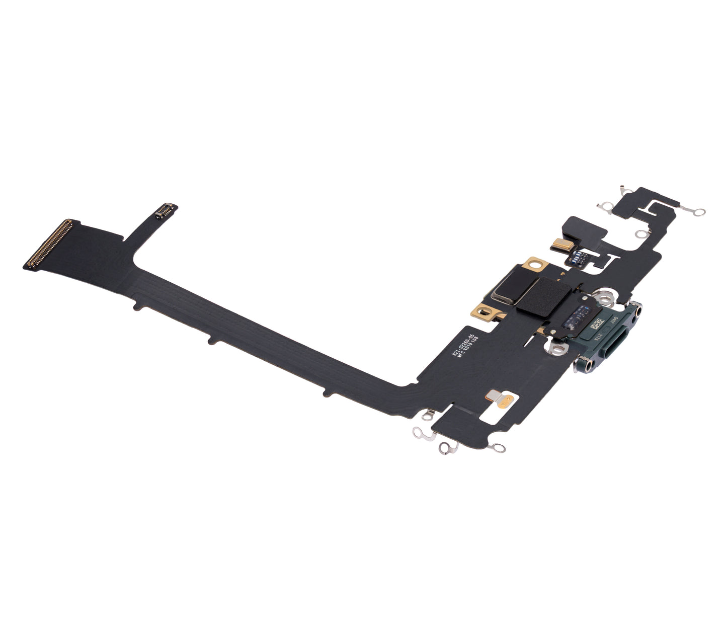 Charging Port Flex Cable With Board For iPhone 11 Pro Max (Used OEM Pull) (Midnight Green)