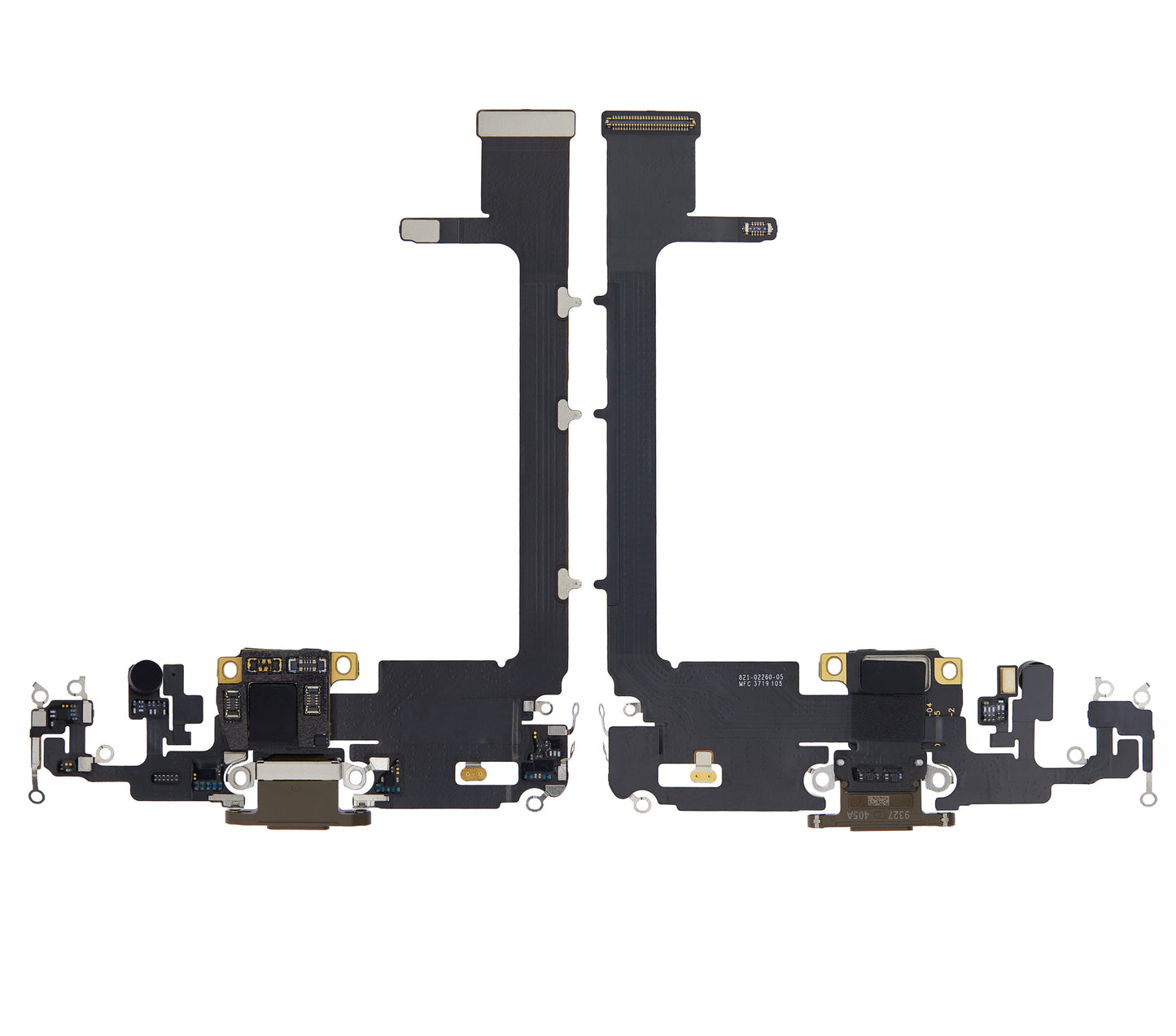 Charging Port Flex Cable With Board For iPhone 11 Pro Max (Used OEM Pull) (Gold)