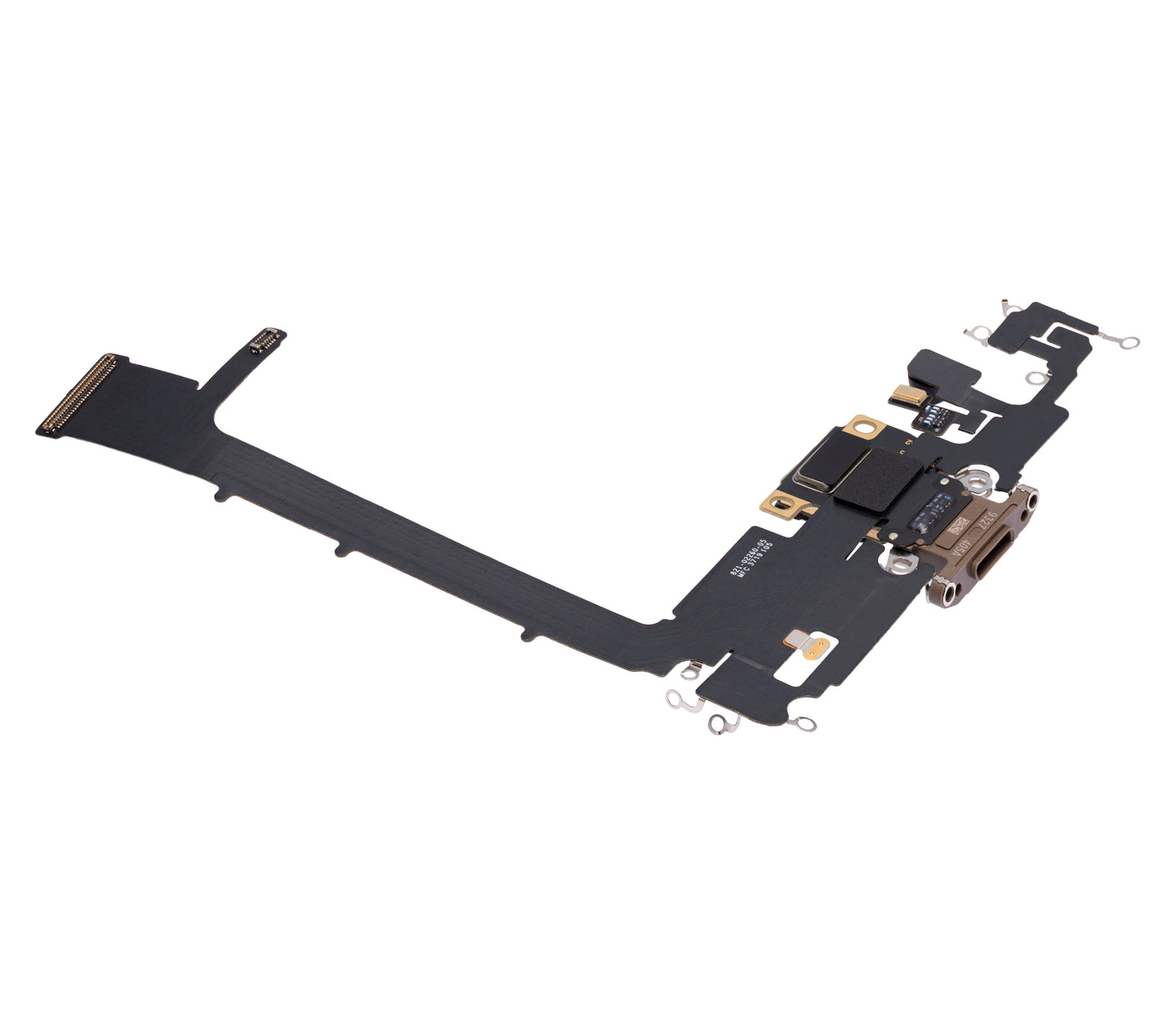 Charging Port Flex Cable With Board For iPhone 11 Pro Max (Used OEM Pull) (Gold)
