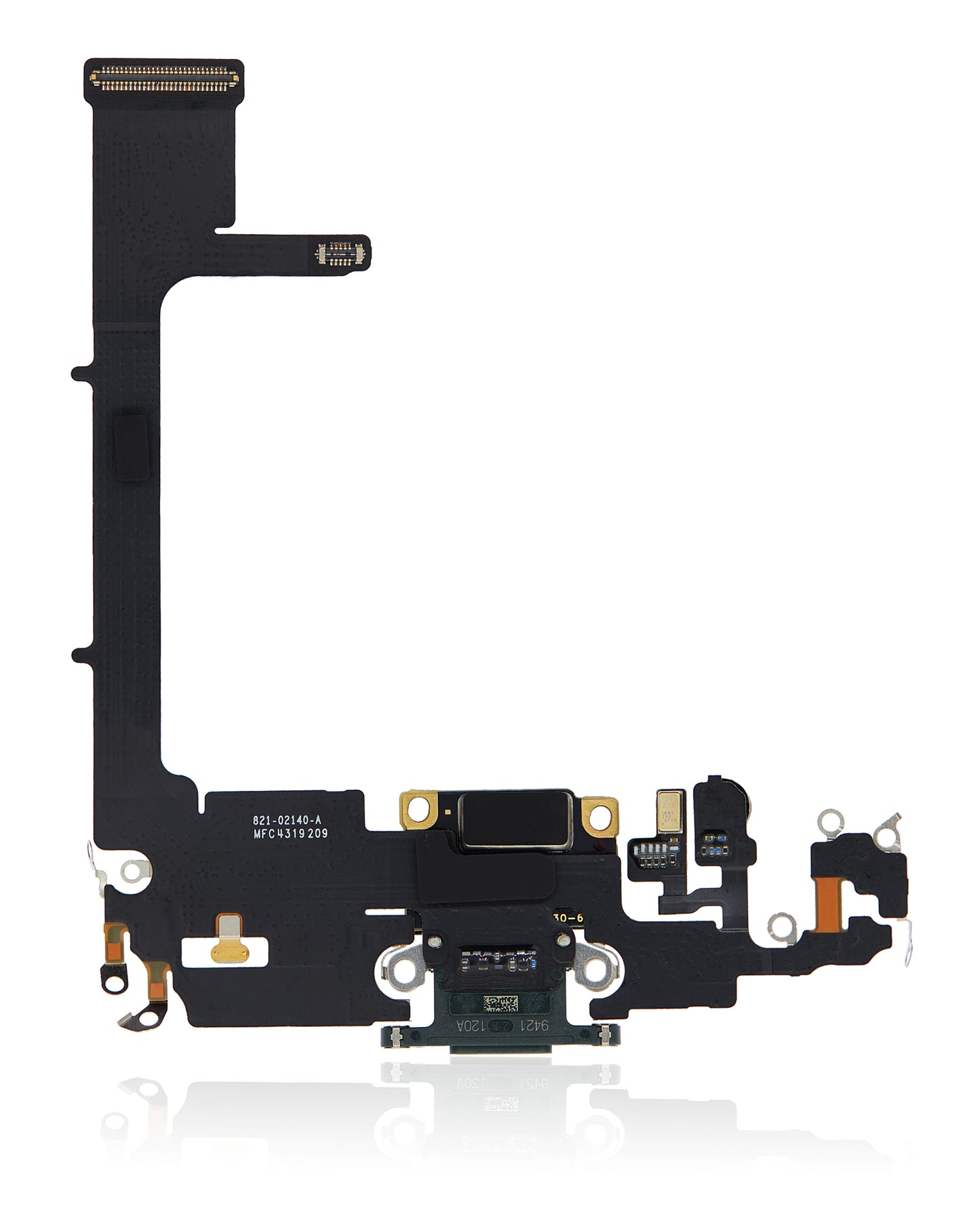 Charging Port Flex Cable With Board For iPhone 11 Pro (Used OEM Pull) (Midnight Green)