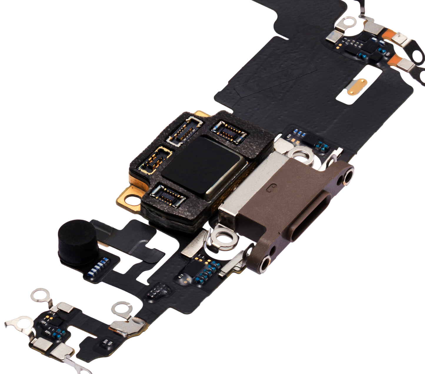 Charging Port Flex Cable With Board For iPhone 11 Pro (Used OEM Pull) (Gold)
