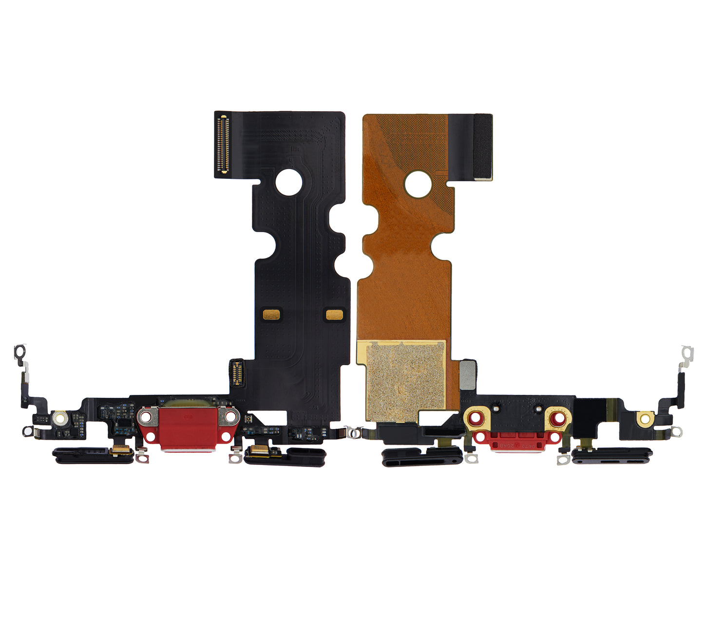 Charging Port Flex Cable For iPhone SE (2020) (Used OEM Pull) (Red)
